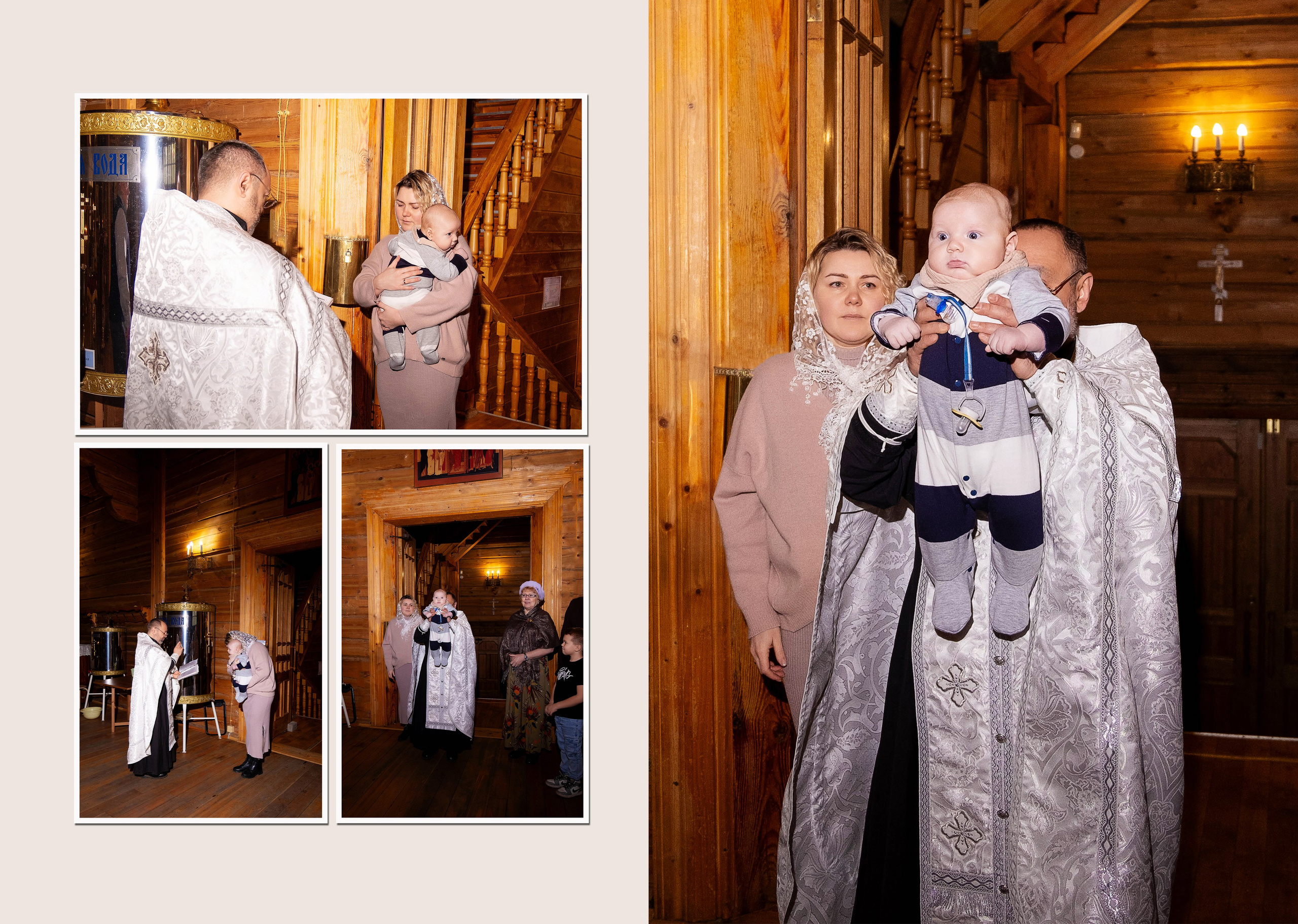 Таинство крещения. Профессиональный фотограф в Москве и Одинцово Родика Архип