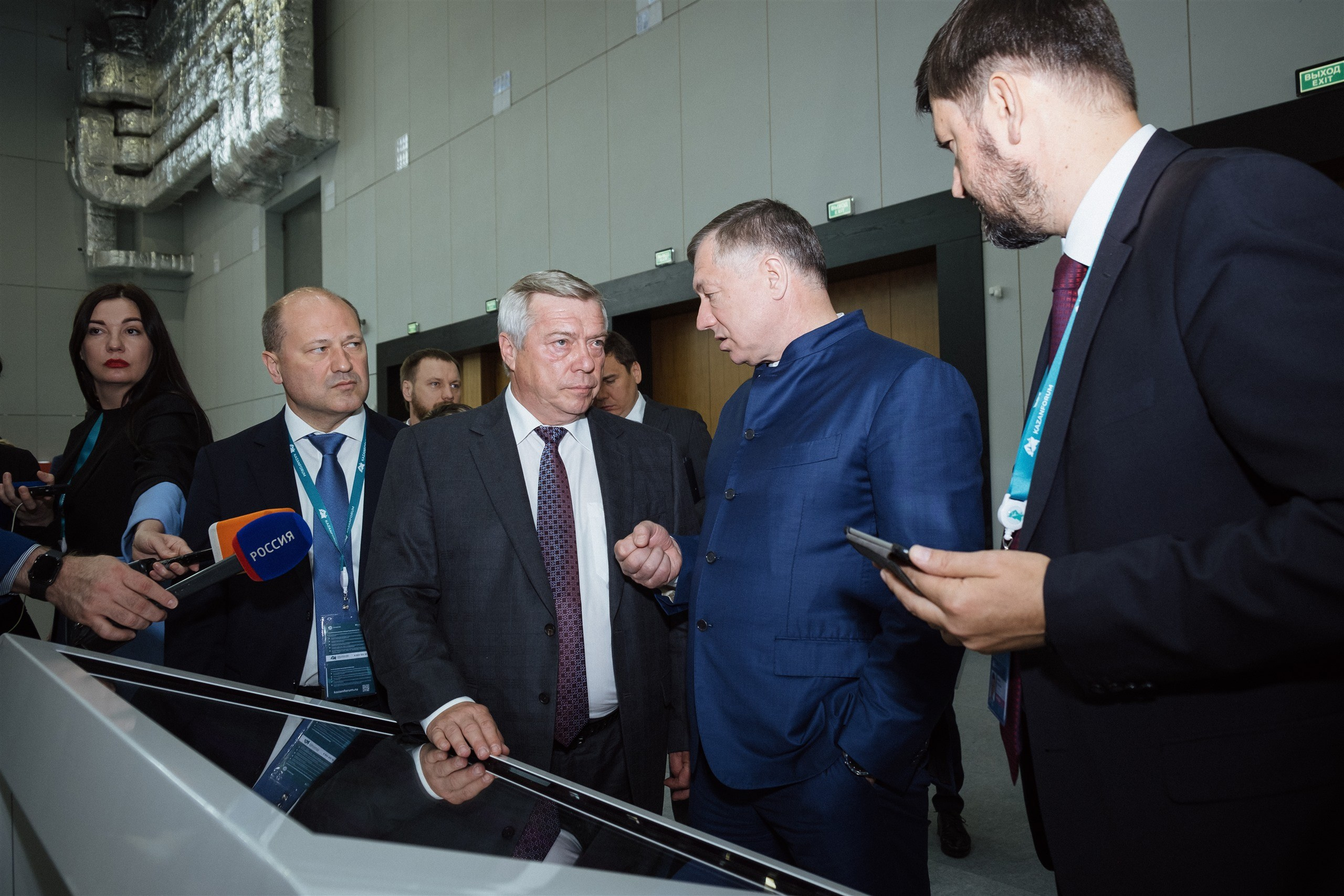 Презентация экспозиции под камерами прессы, Казань