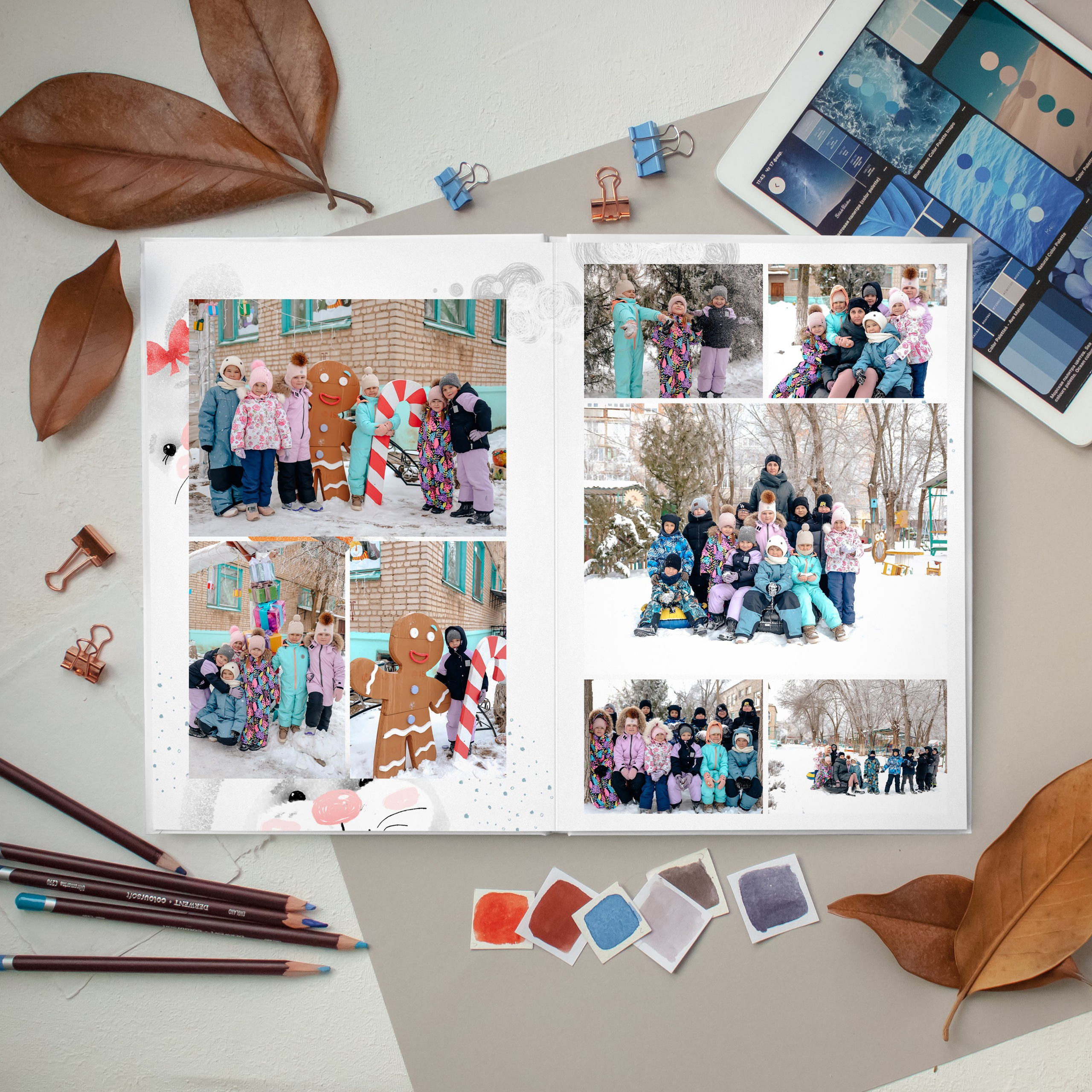 Зайчата. Дизайнер fotokniga_ast