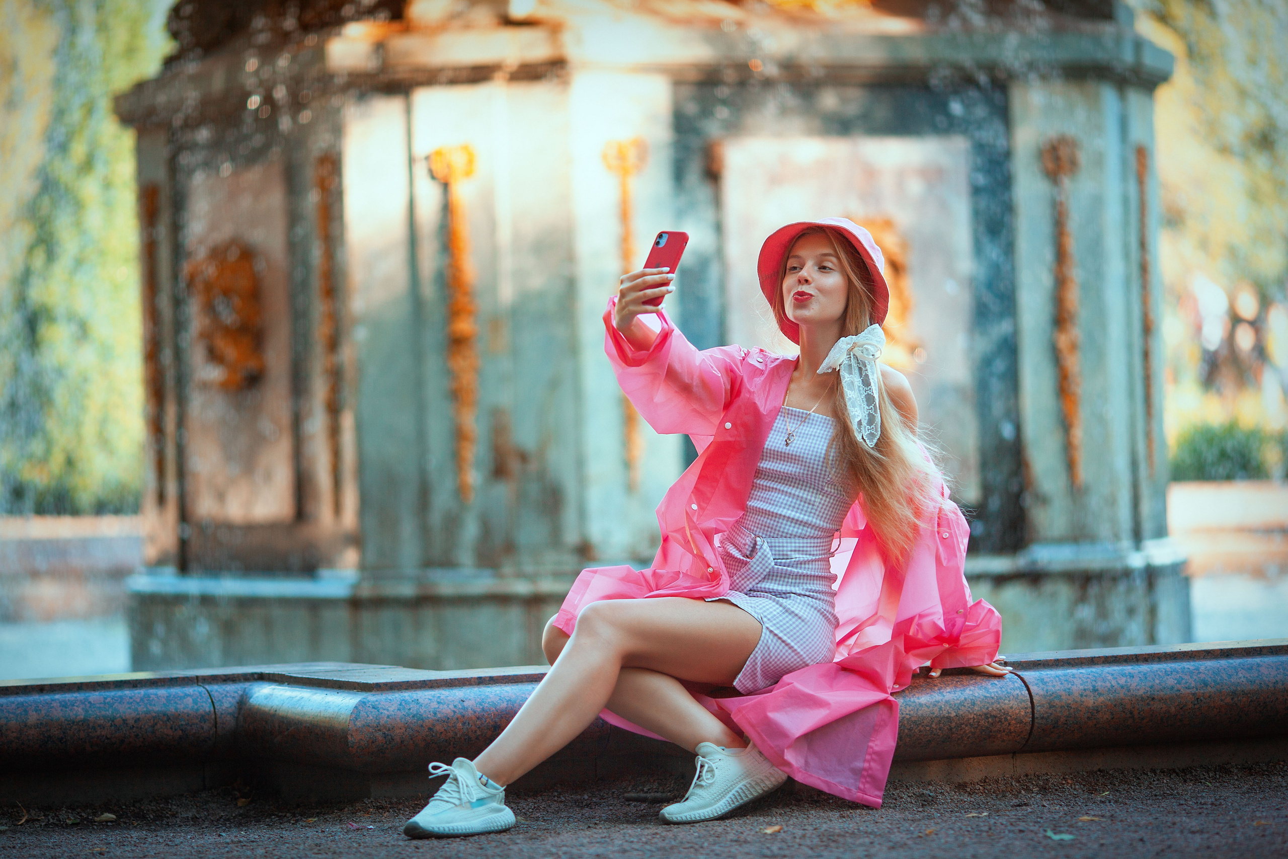 Блондинка в Петергофе. Детский и семейный фотограф Екатерина Васильева