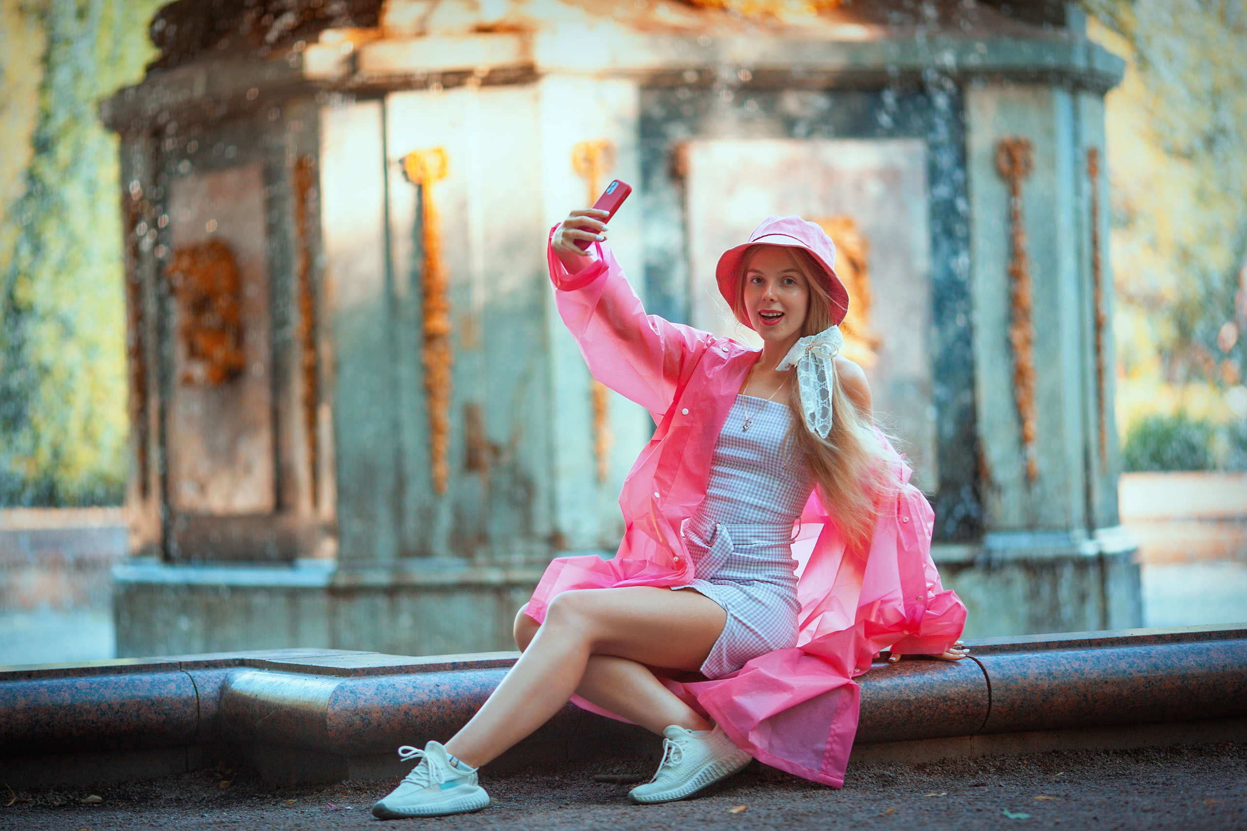 Блондинка в Петергофе. Детский и семейный фотограф Екатерина Васильева