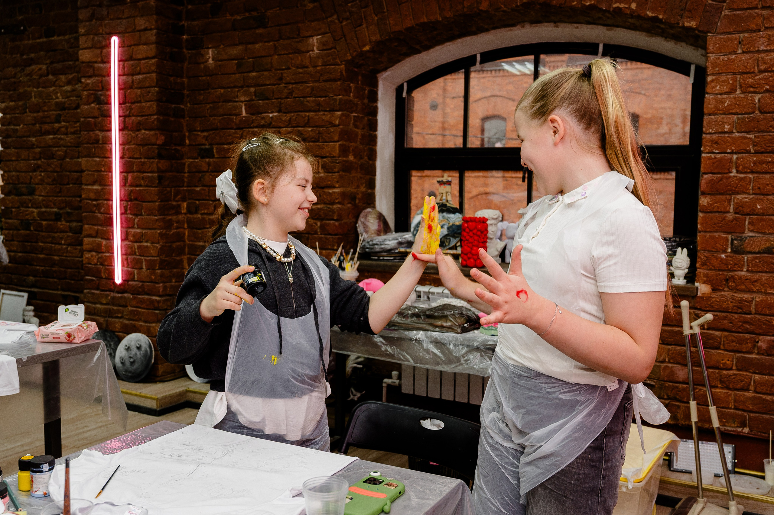 Детский День рождения. Мк роспись футболок. Alice_insomnia