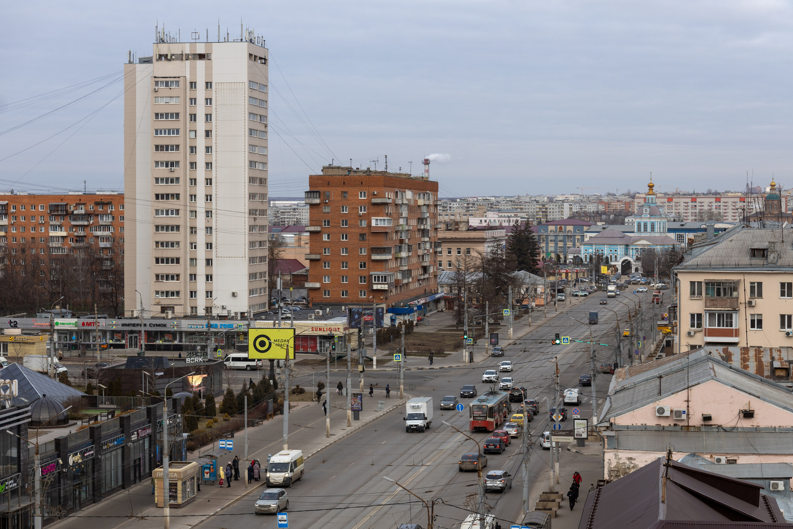 Виды на центр Тулы из СК Рояль. Фотограф в Туле Крупский АнДРей. Фотостудия «КАДР71» в Туле