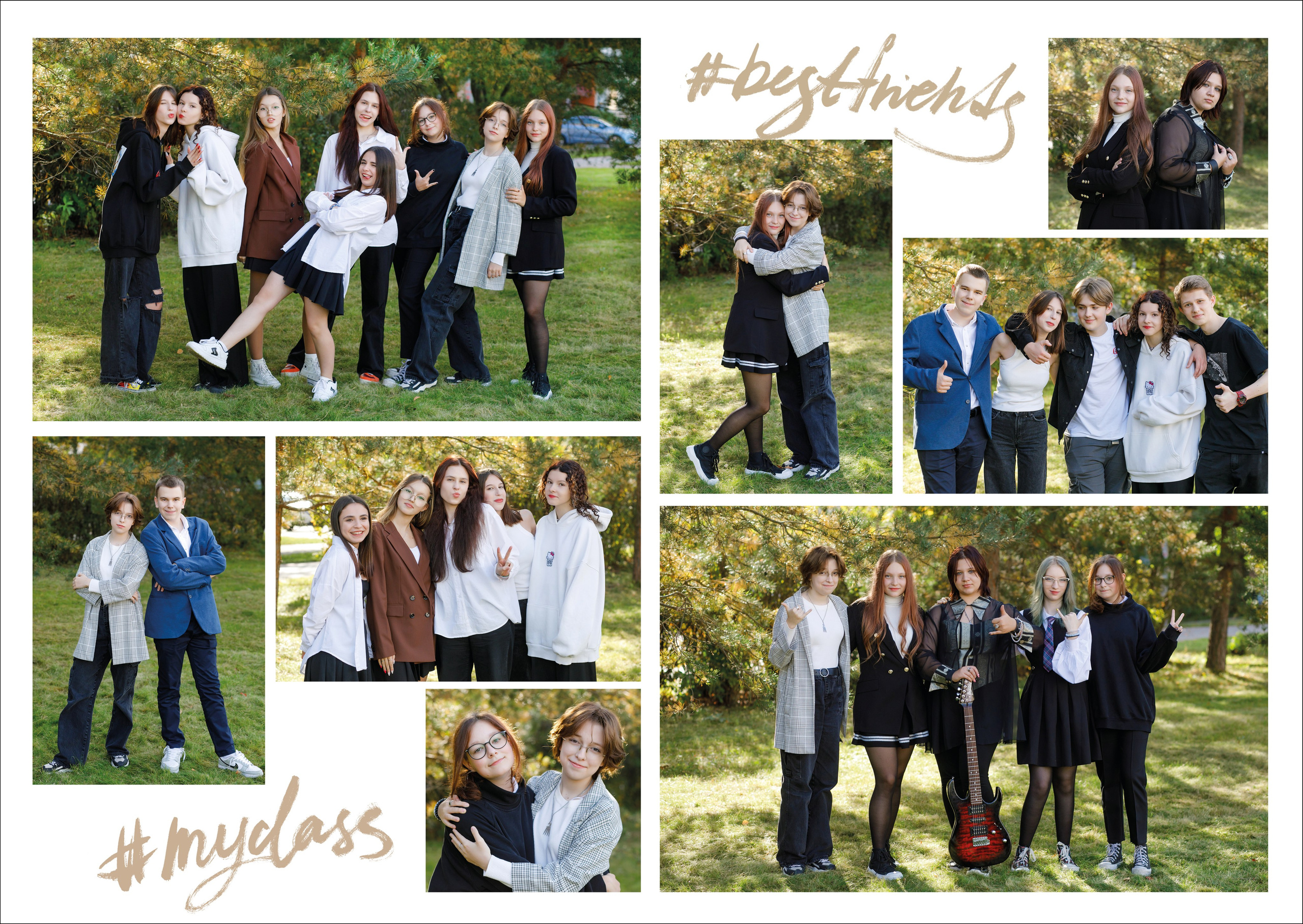 Дизайн «Лайт». Школьные альбомы, Семейные съемки, Портреты, Фотограф Елена Кузнецова