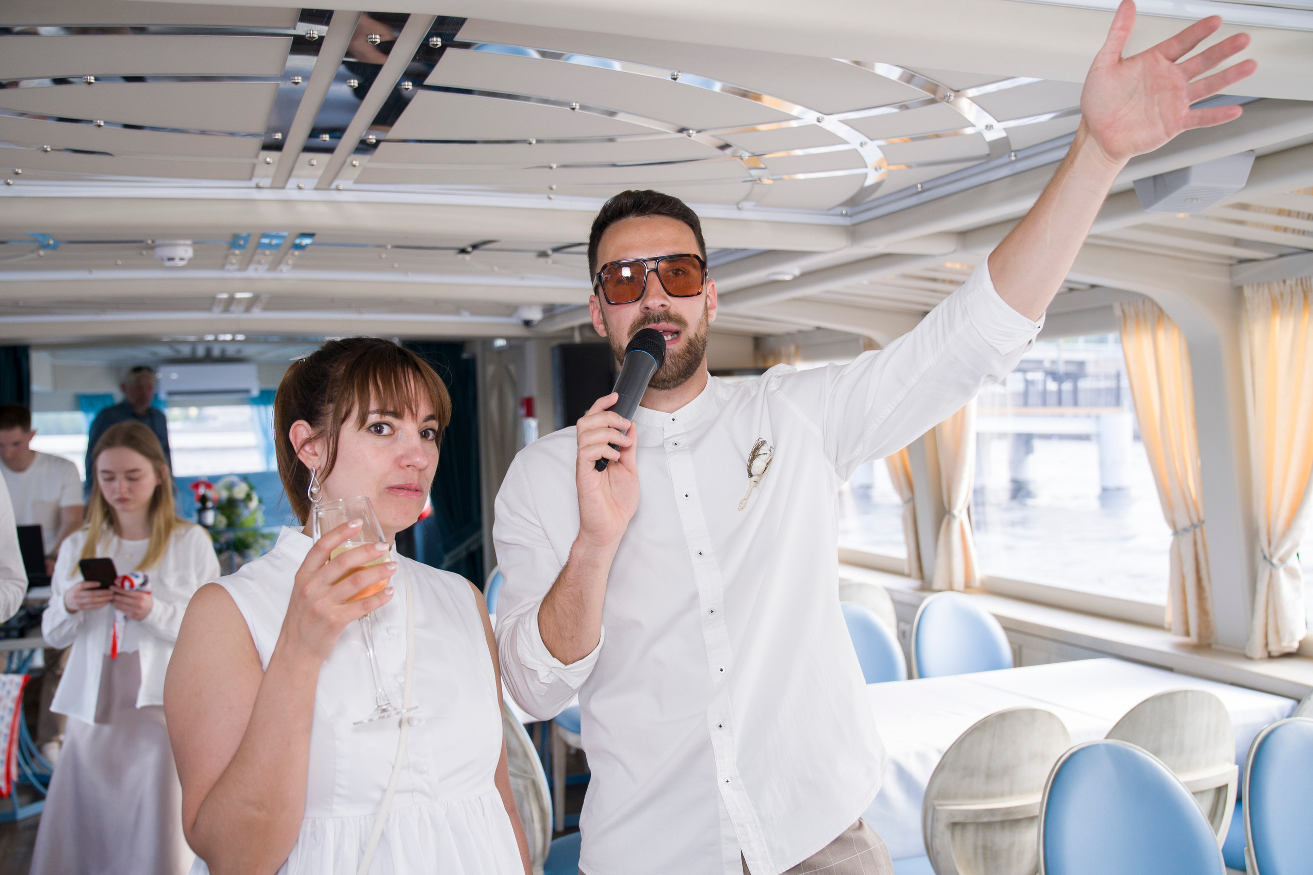 Корпоратив НПО на теплоходе. Фотограф в Санкт-Петербурге. Репортажная и все съёмки для бизнеса