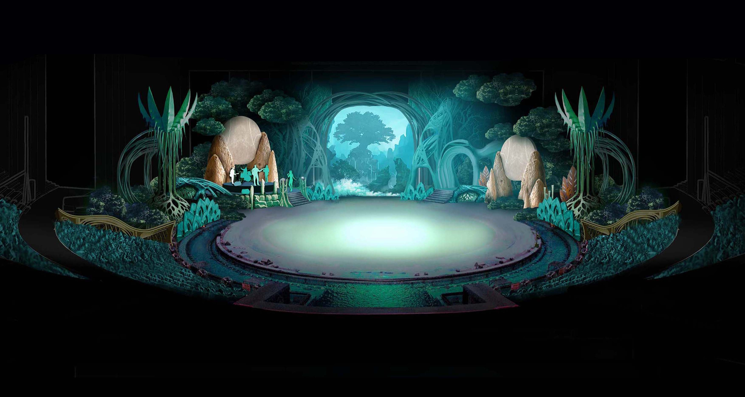 STAGE DESIGN. Munina Dina. Set design portfolio