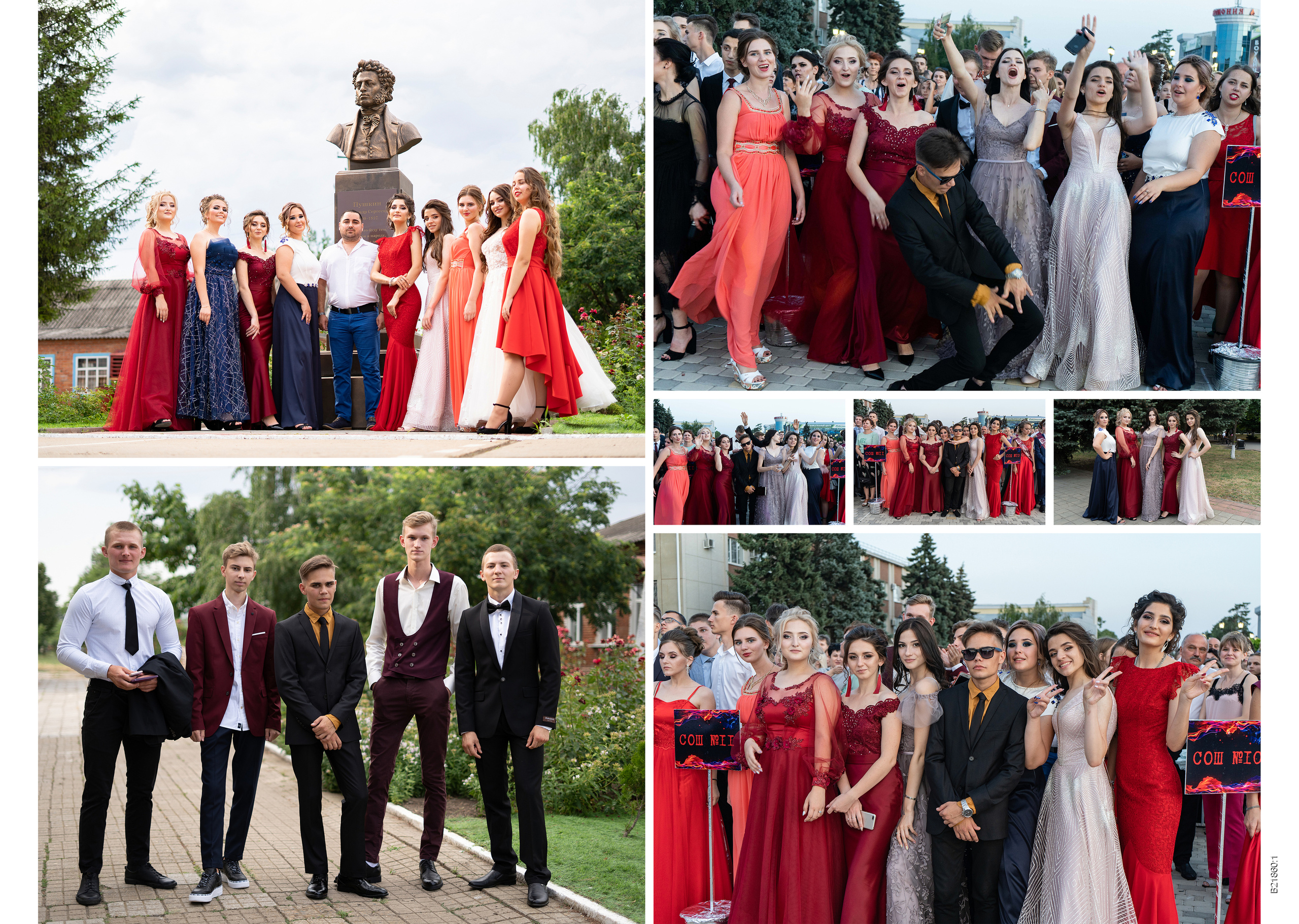 Фотокнига 15 разворотов (30 страниц). Выпускные альбомы Edi ART