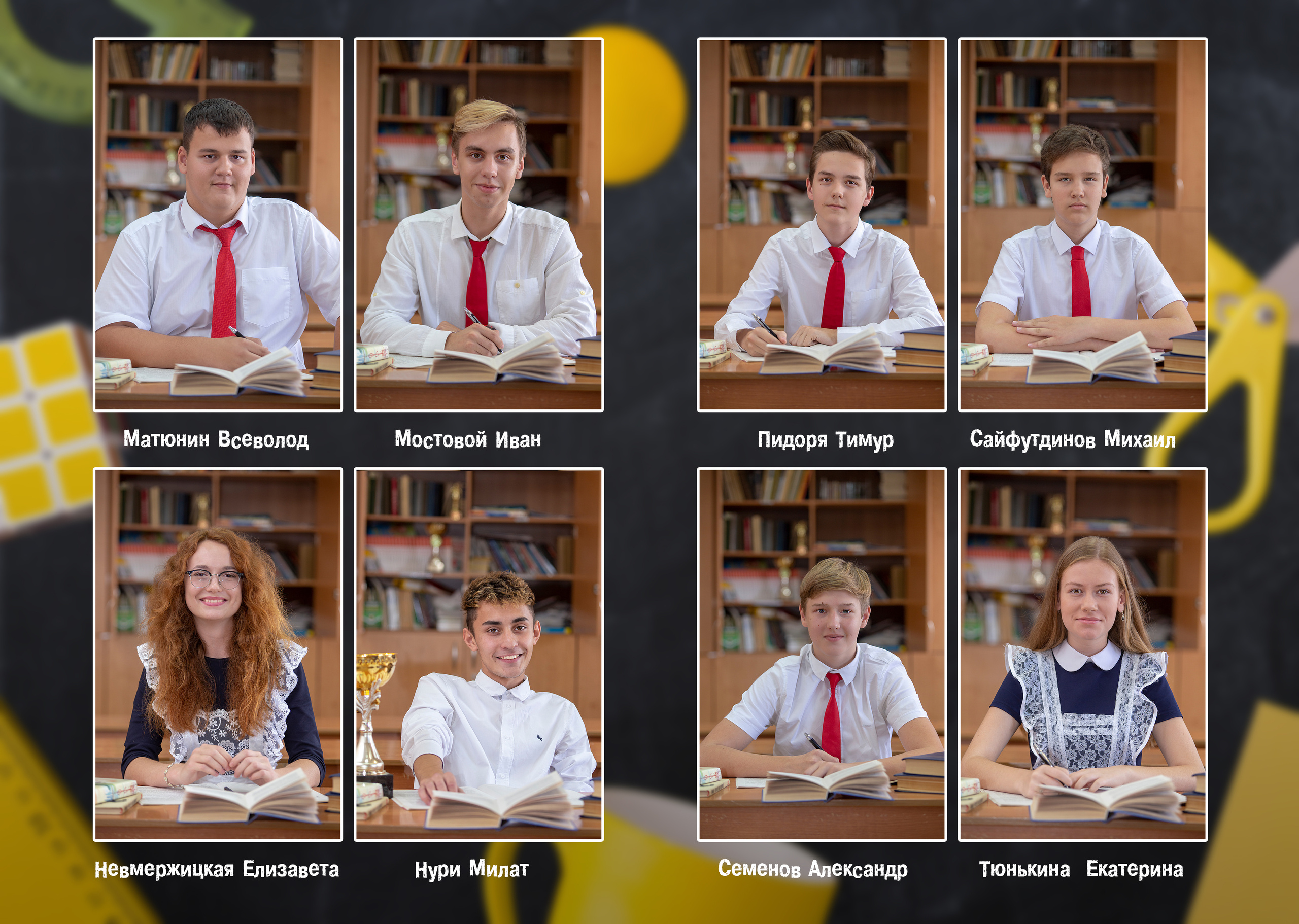 Фотокнига 10 разворотов (20 страниц). Выпускные альбомы Edi ART