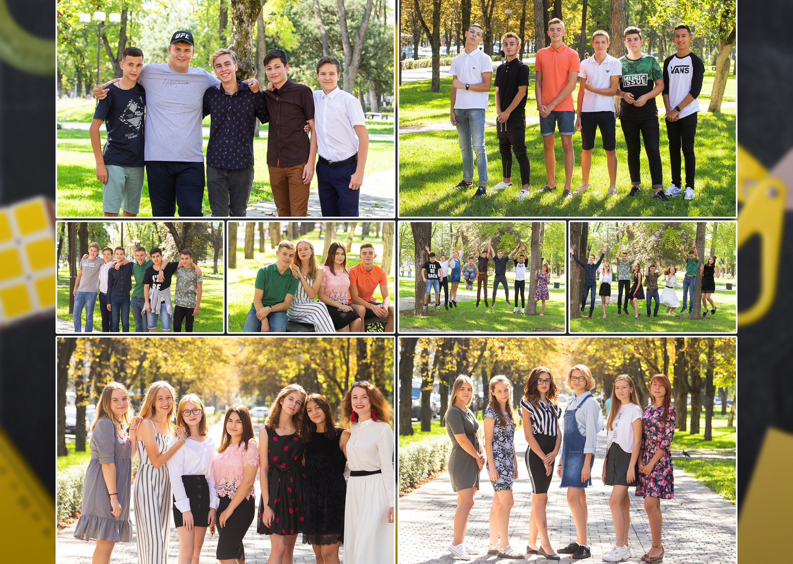 Фотокнига 10 разворотов (20 страниц). Выпускные альбомы Edi ART