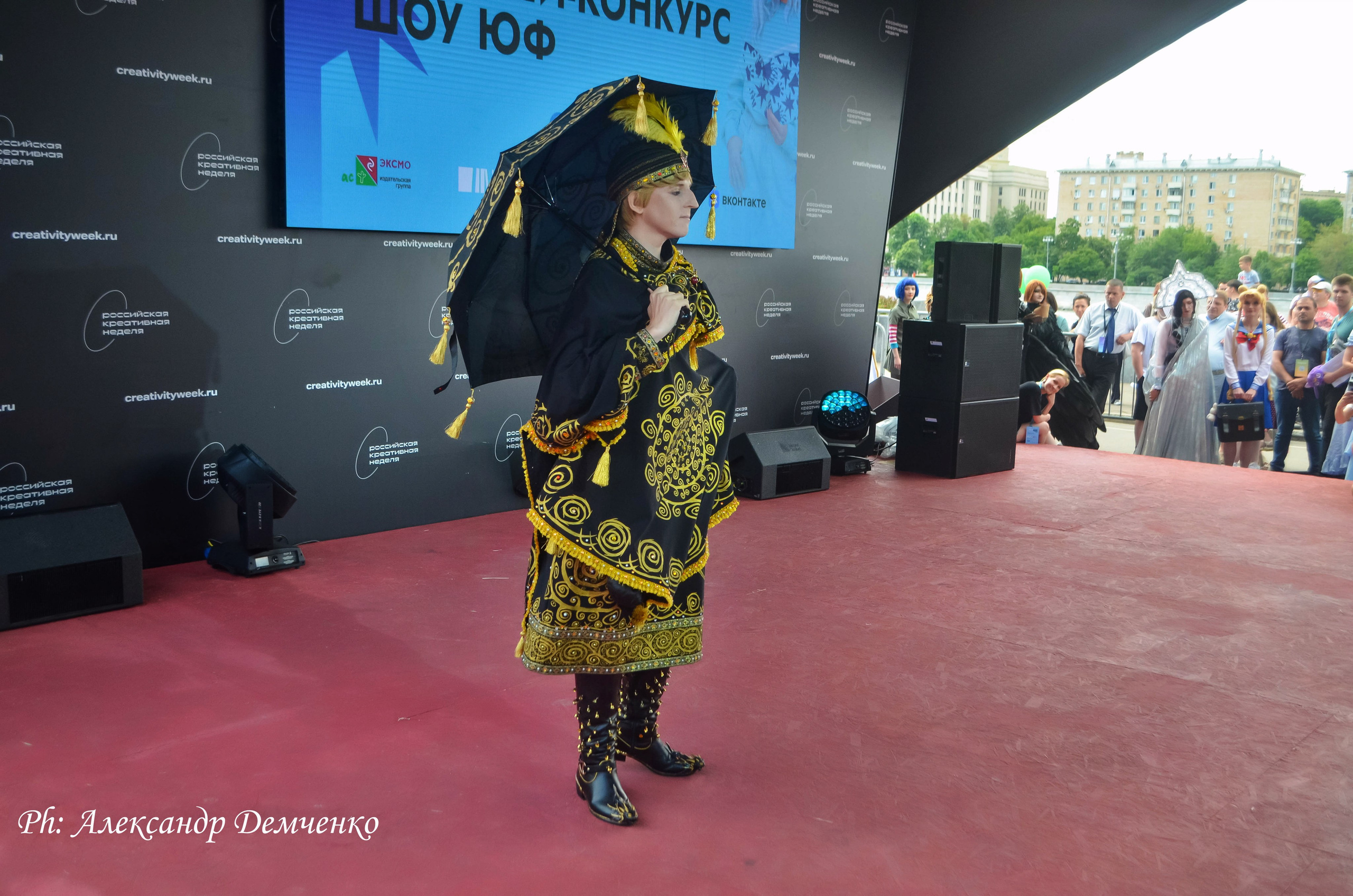 Фотосессия сцены в Москве на разных репортажных мероприятий