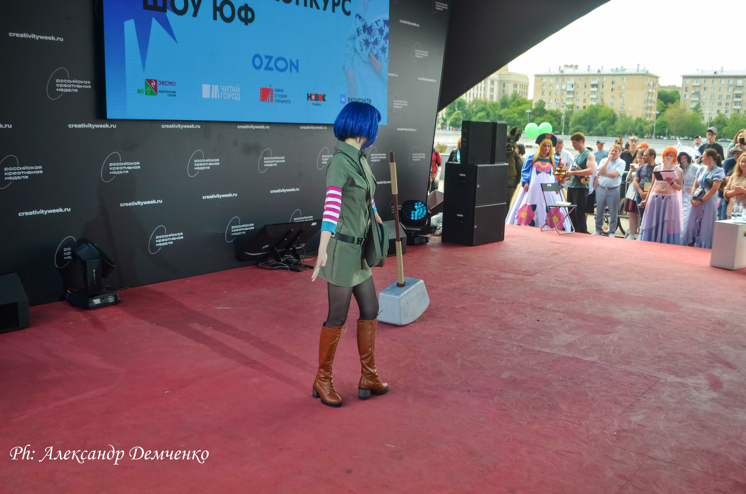 Фотосессия сцены в Москве на разных репортажных мероприятий
