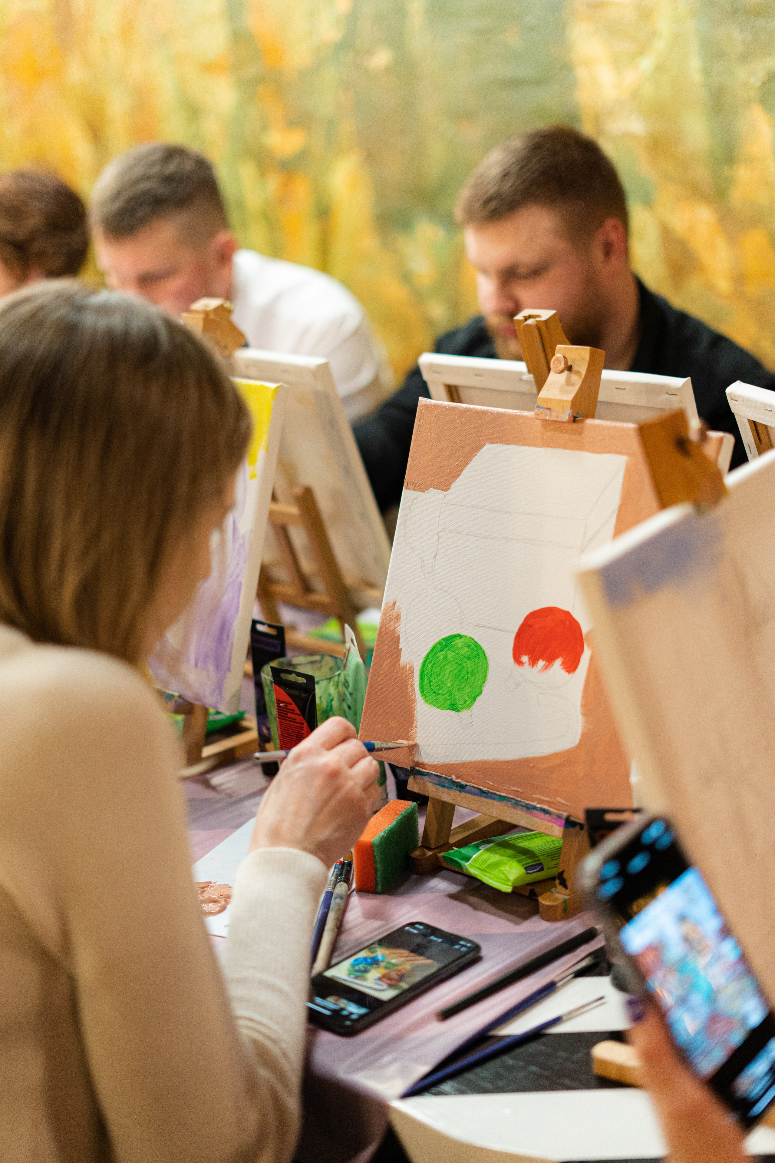 Корпоратив Teach Me Art 2. Портретный фотограф в Москве и Санкт-Петербурге Арина Чех