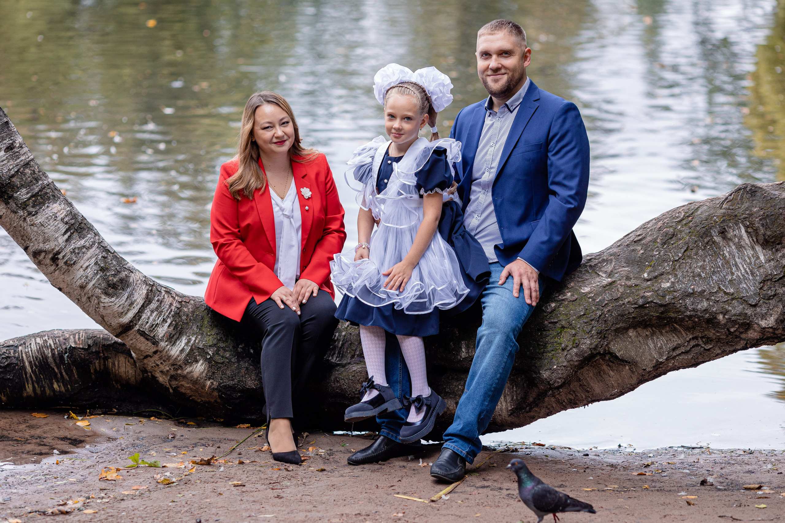 Семейная фотосессия 1-го сентября. Ирина Носова - семейный и детский фотограф