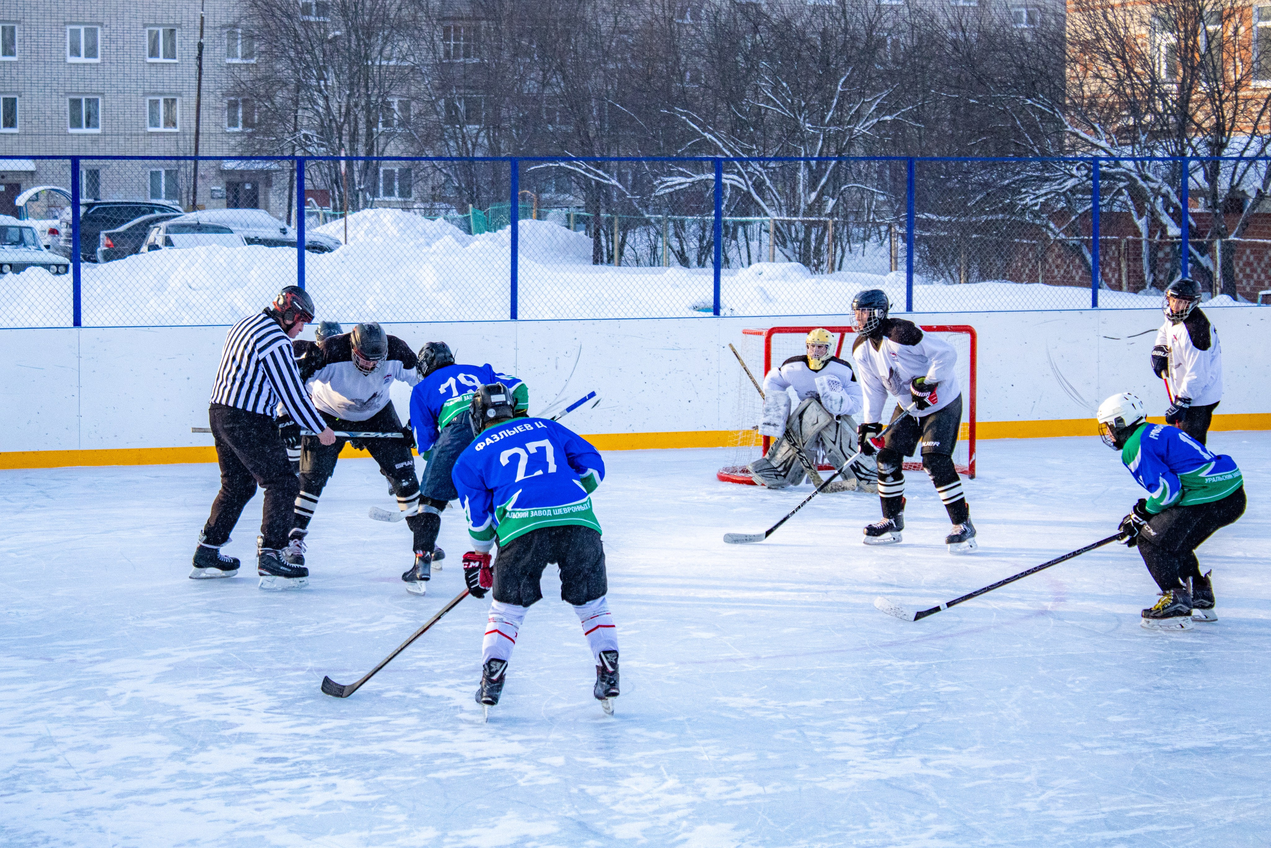 Хоккей г.п Атиг-г.п Дружинино