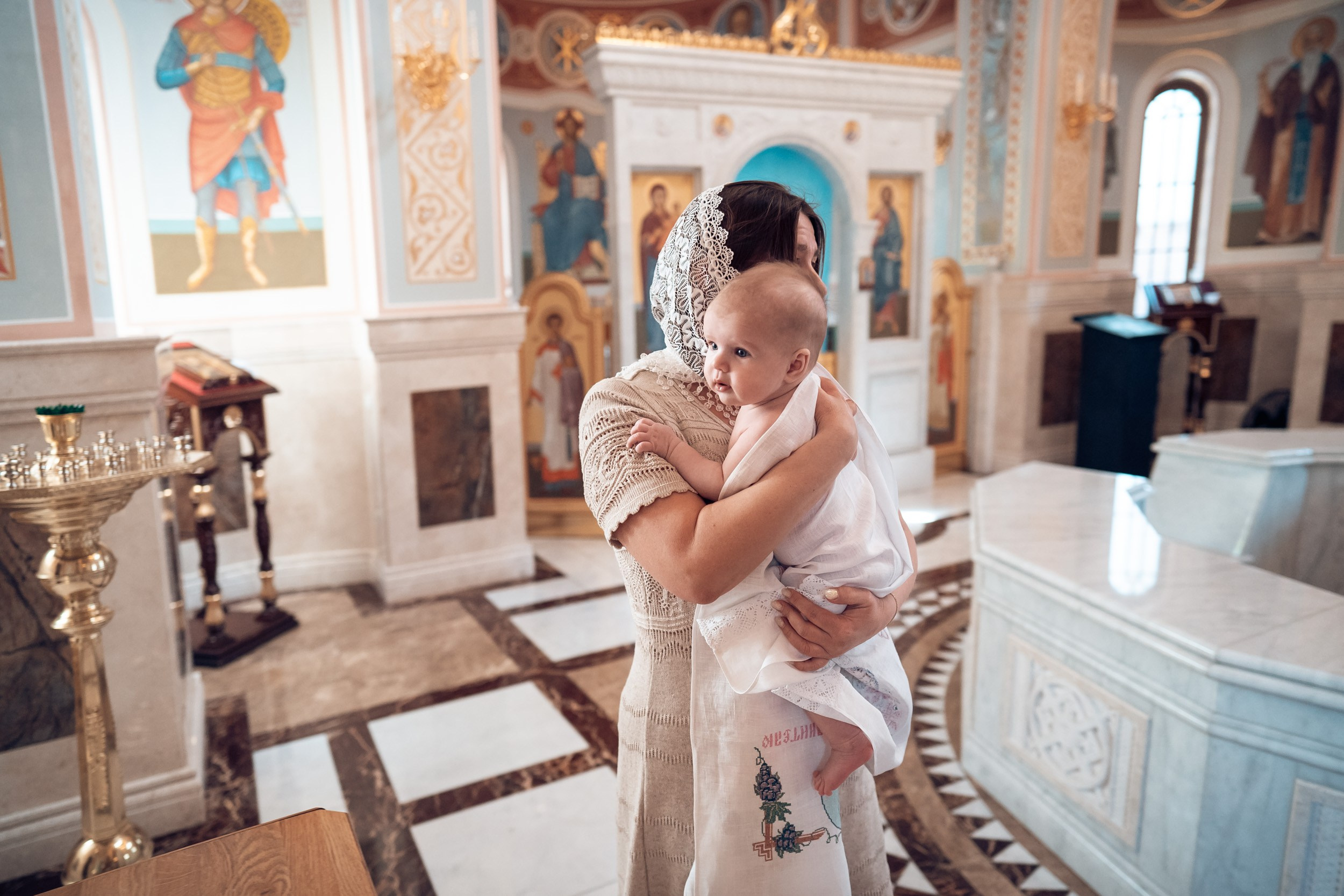 Крещение в Александро-Невском соборе Симферополь. Церковный фотограф Севастополь
