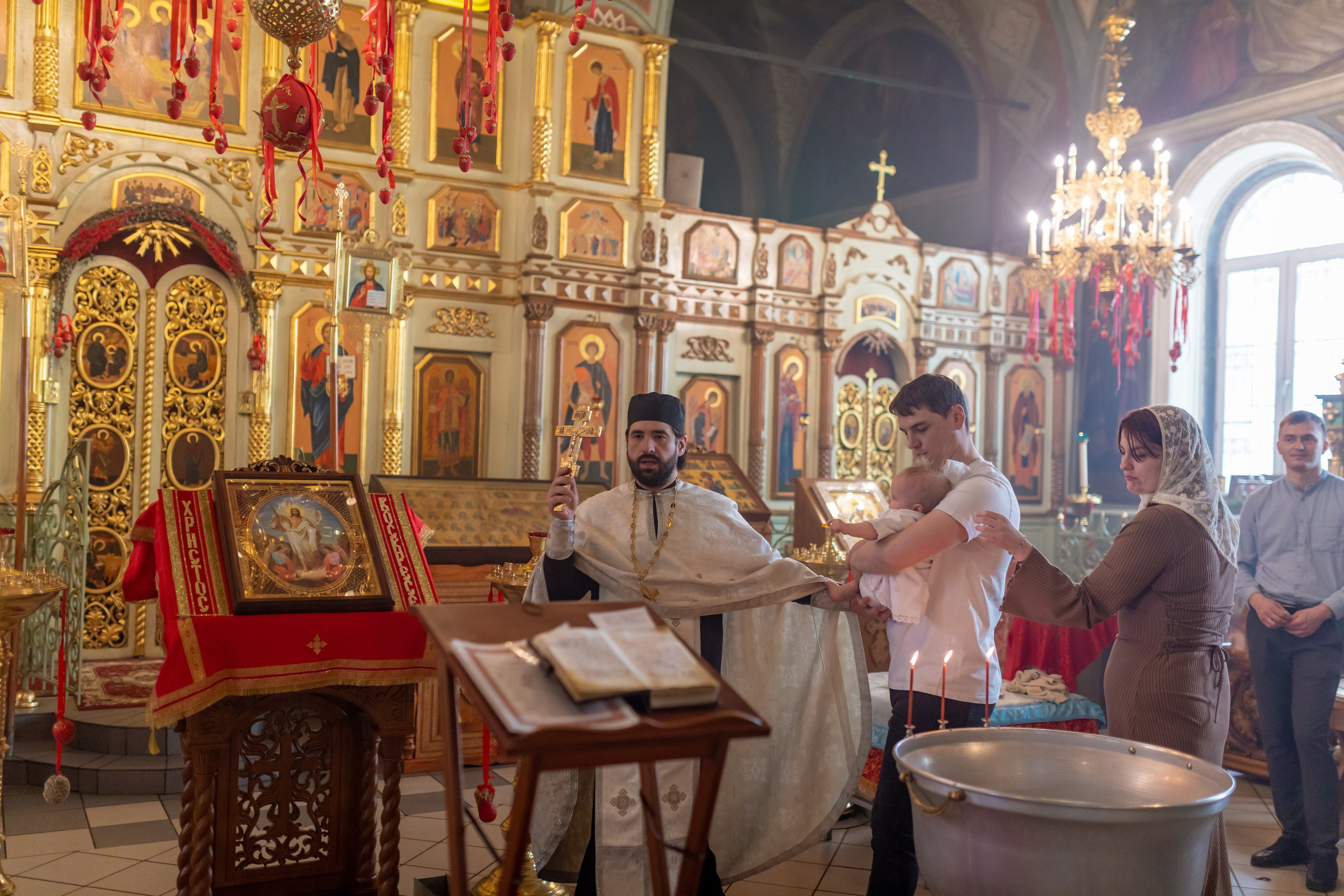 Крещение Савелия. Фотограф и Видеограф в Москве Дарья Арсентьева