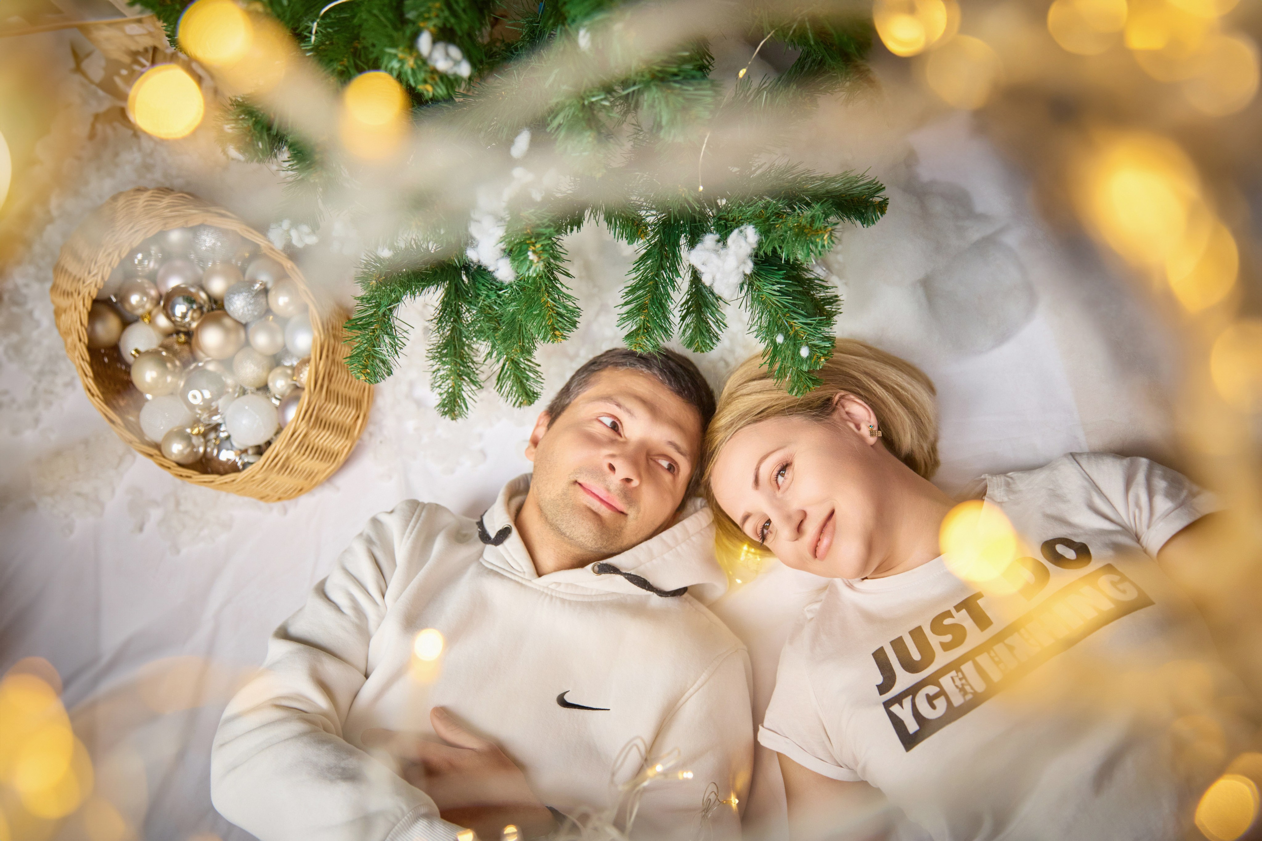 Новогодняя съемка в студии