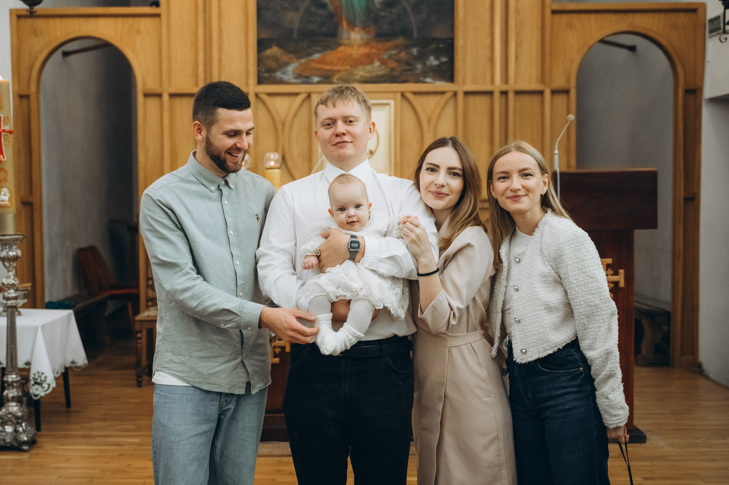 Крещение Эмили (Золотогорский костёл Пресвятой Троицы). Семейный фотограф в Минске Дарья Дреко
