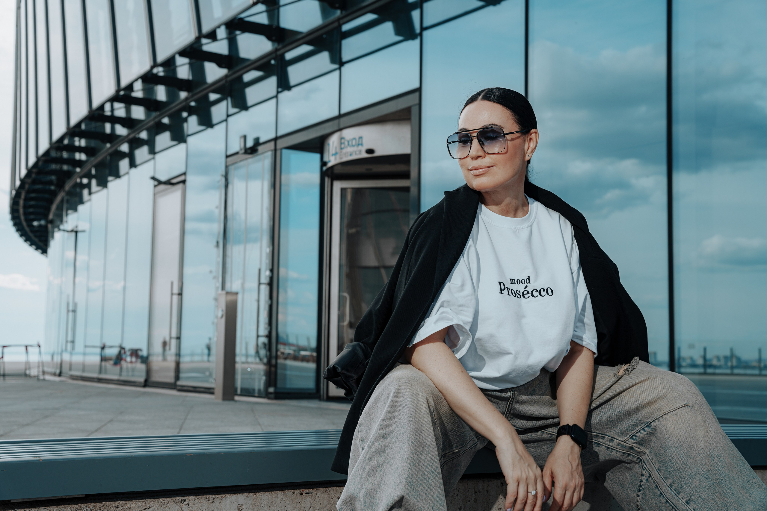 Елена. Лахта центр. Портретный фотограф в Санкт-Петербурге Дмитриева Наталия