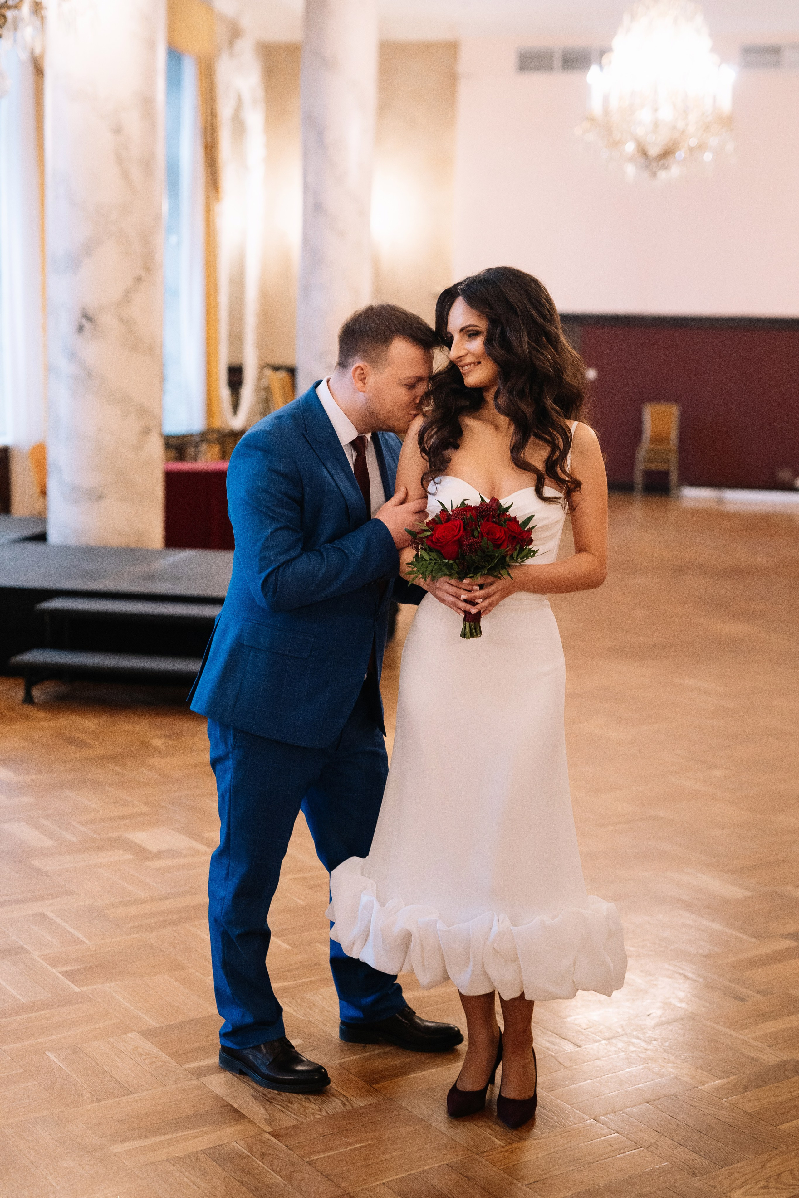 Свадебная фотосессия Лилии и Романа, прогулка в центре Москвы. Свадебный фотограф в Тамбове Павел Четвертков