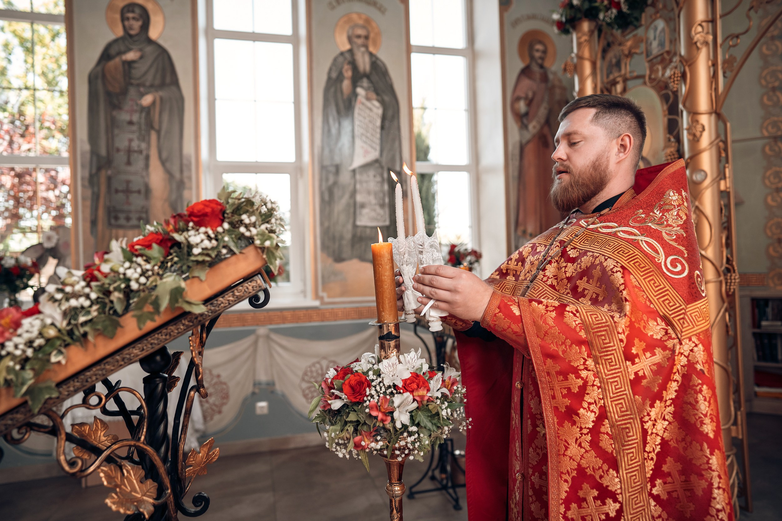 Венчание в храме св.Андрея Первозванного г. Севастополь. Церковный фотограф Севастополь