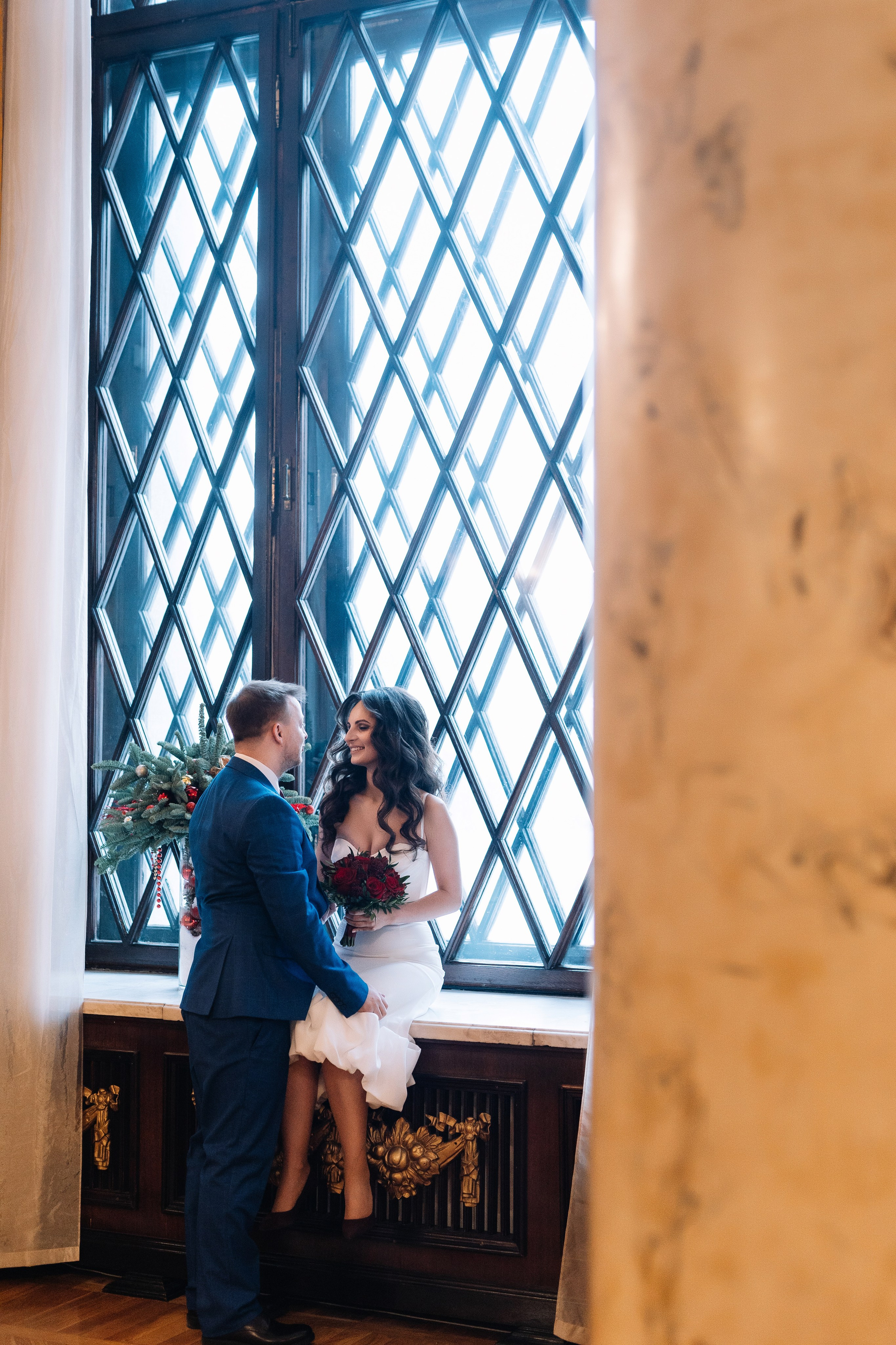 Свадебная фотосессия Лилии и Романа, прогулка в центре Москвы. Свадебный фотограф в Тамбове Павел Четвертков