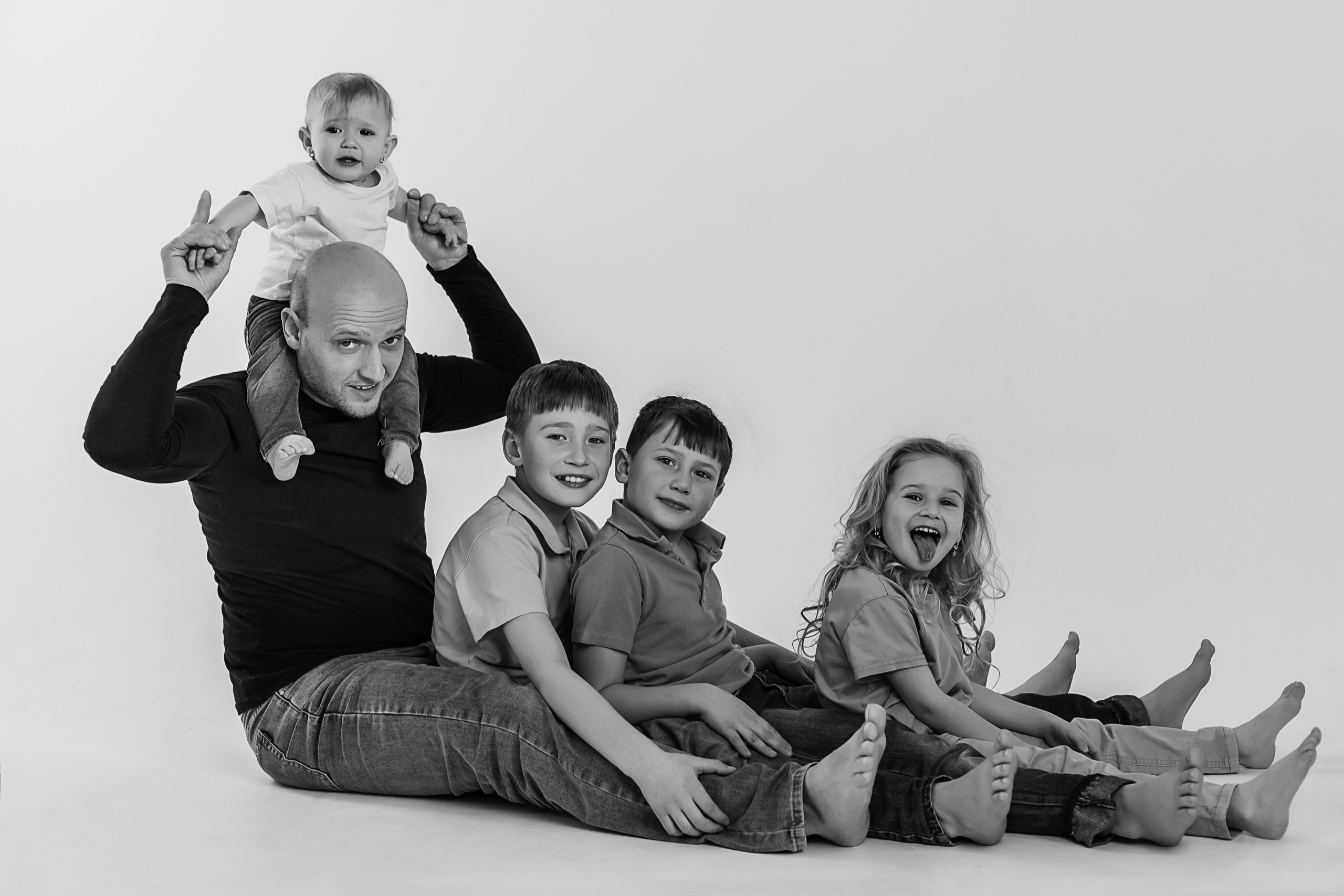 Портреты ЧБ. Детский и семейный фотограф в Бердске и Новосибирске Дарья Гребнева