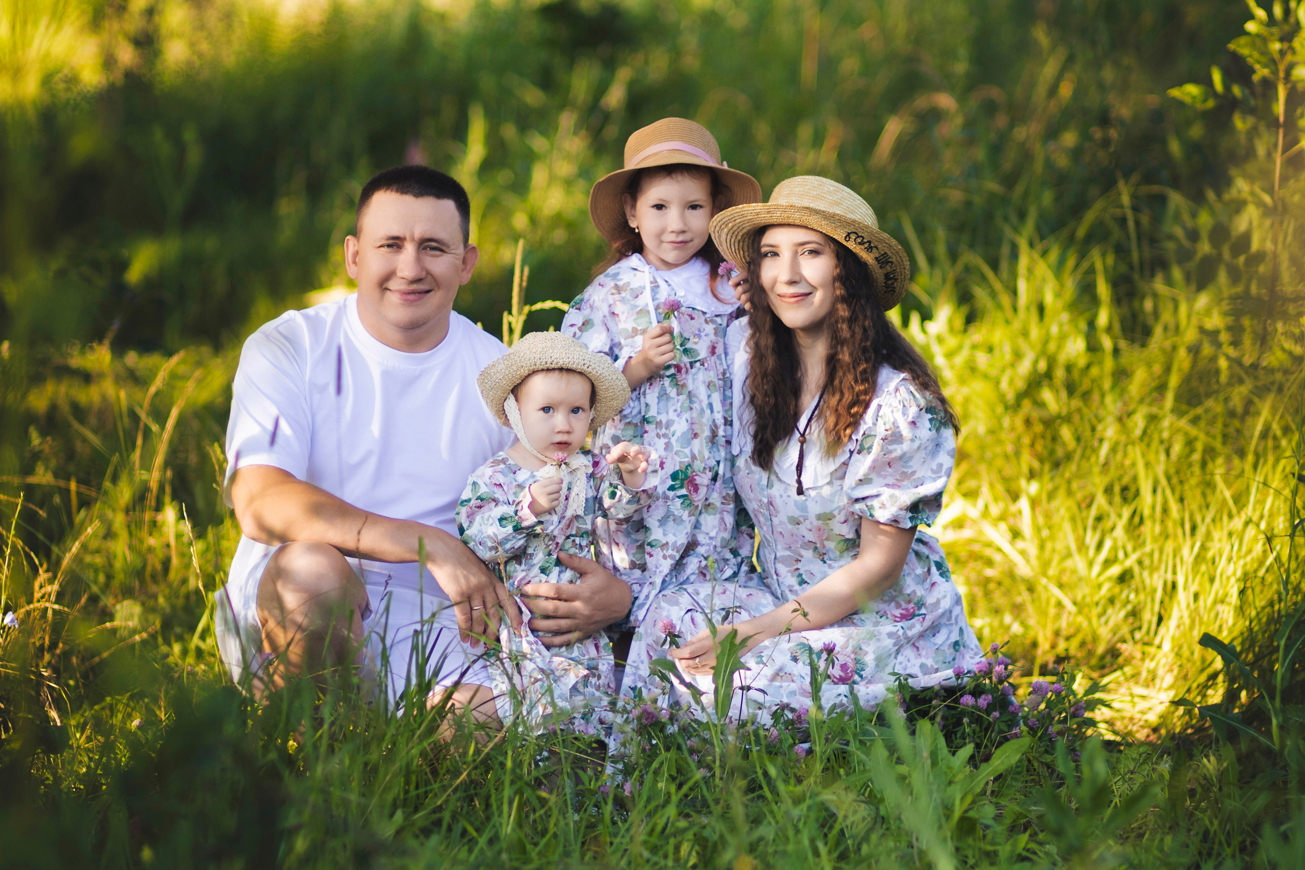 Летняя семейная фотосессия. Фотограф Каримов Виктор