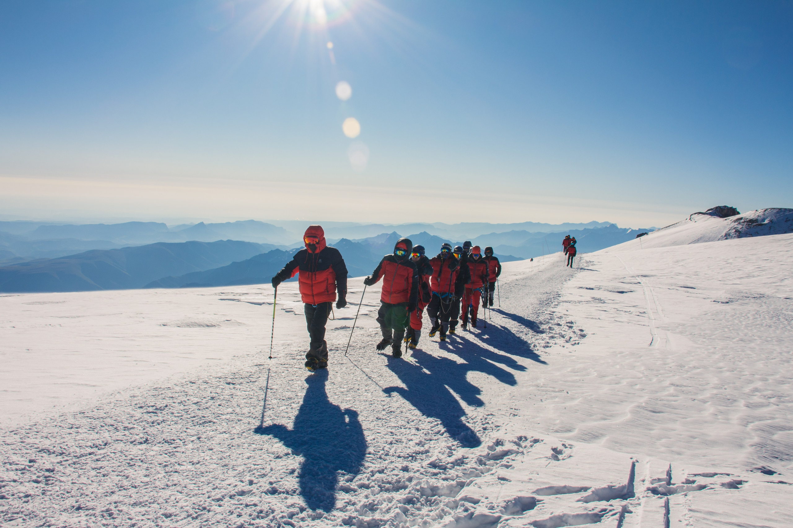 Восхождение на Эльбрус (пример съемки). Фотограф Котий Даниил
