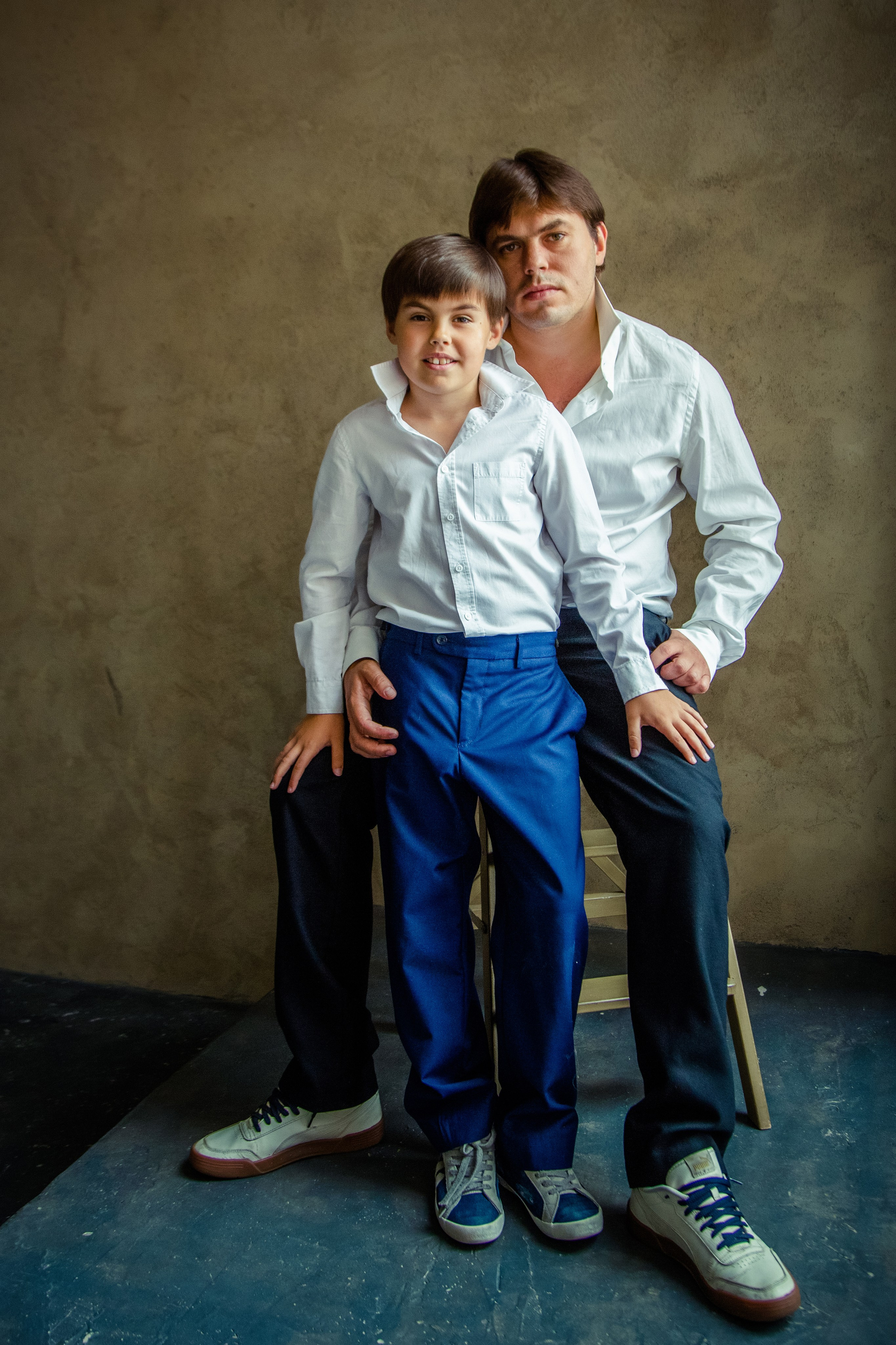 Семейная студийная фотосессия. Свадебный и семейный фотограф в Москве и Подмосковье Лариса Козлова