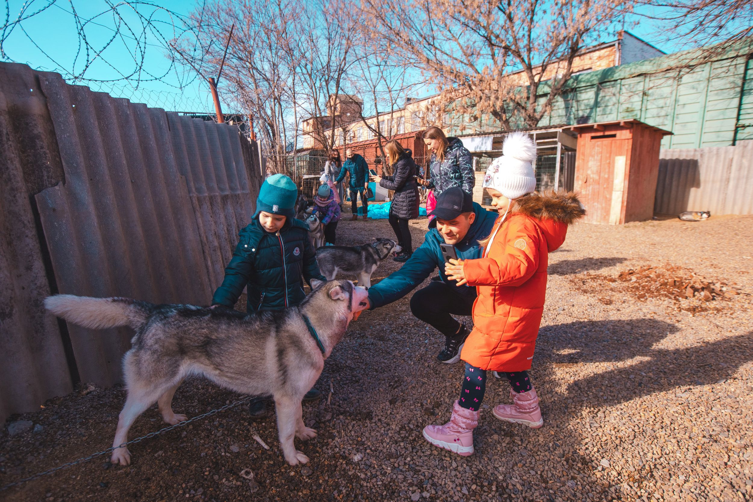 Детская экскурсия в кинологическом центре. Фотограф Марина Верятинская | Краснодар