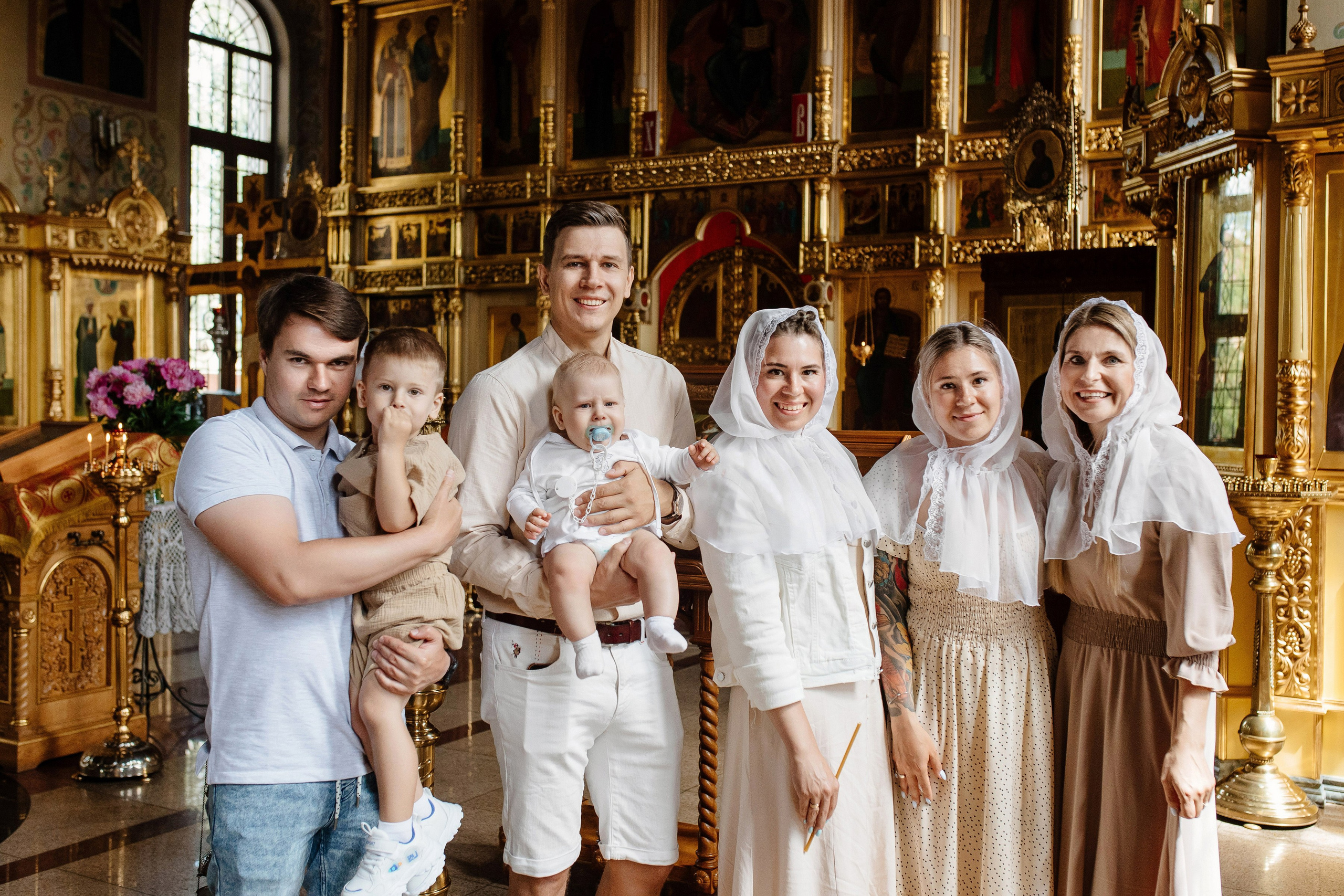 Крещение Луки. Свадебный и семейный фотограф Екатерина Иванова