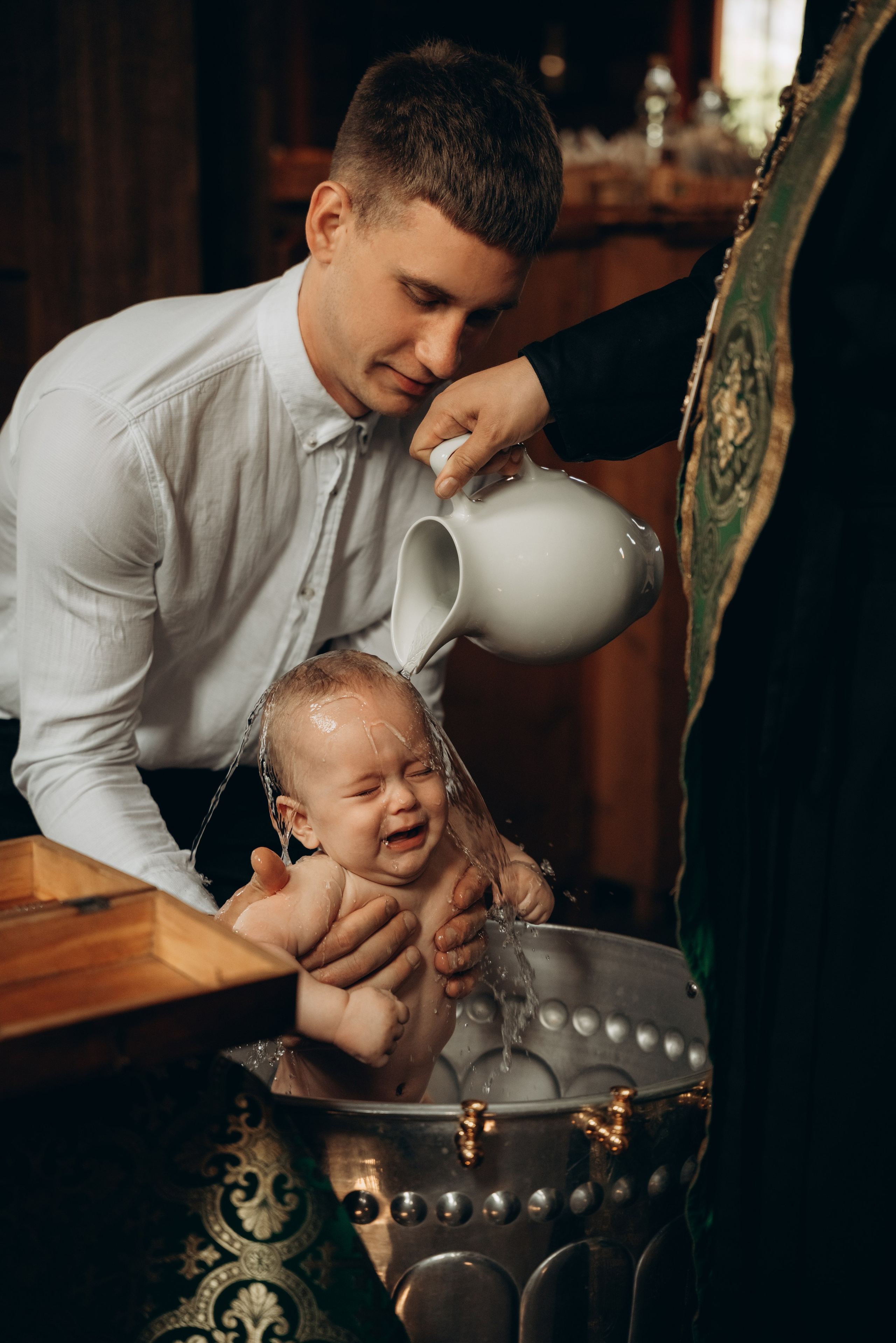 Крещение Егорки. Фотограф Мария Миллс | Минск