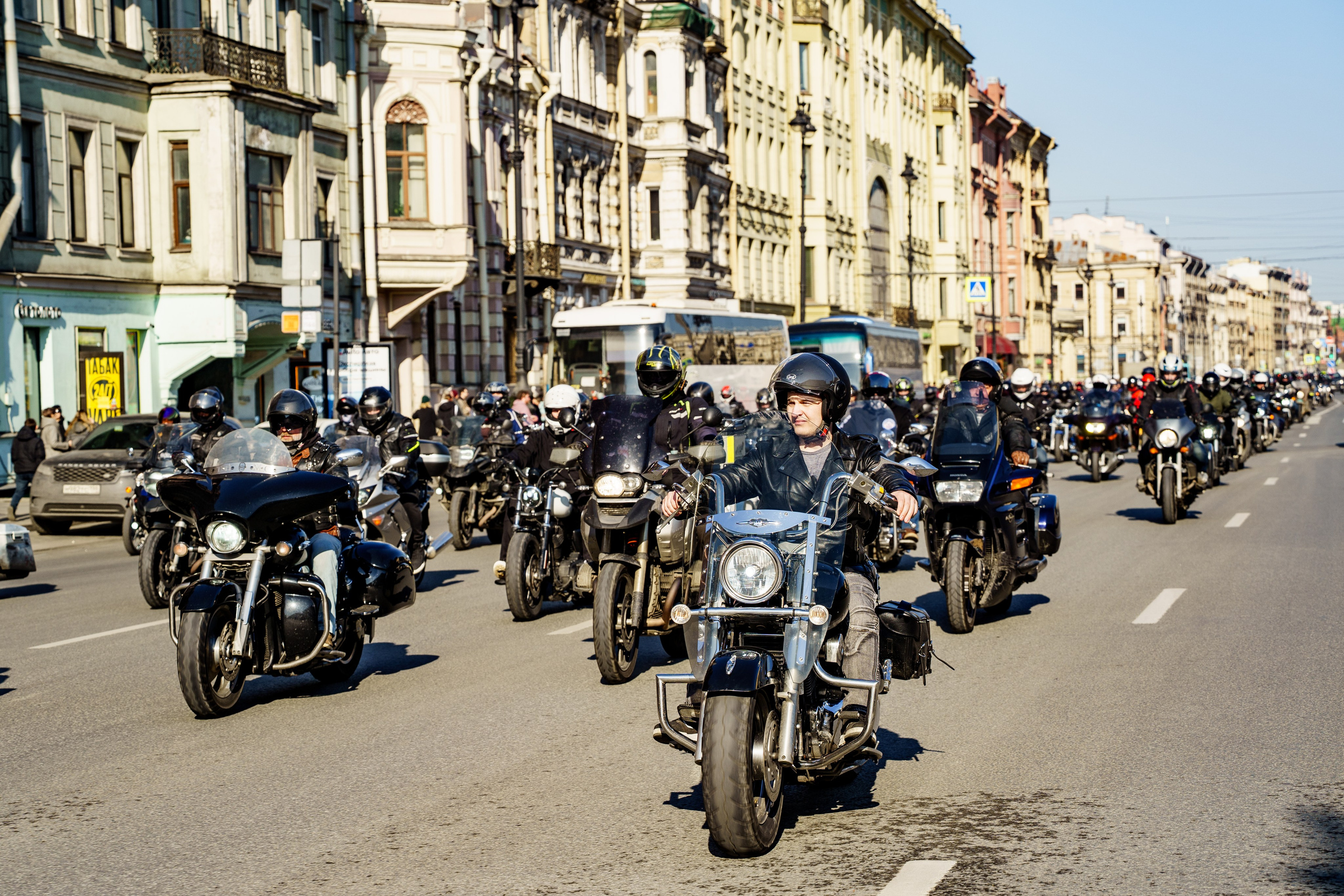 Прохват мотоклуба Norman Riders ч.1. Концертный и репортажный фотограф в Санкт-Петербурге Слава Пахомов