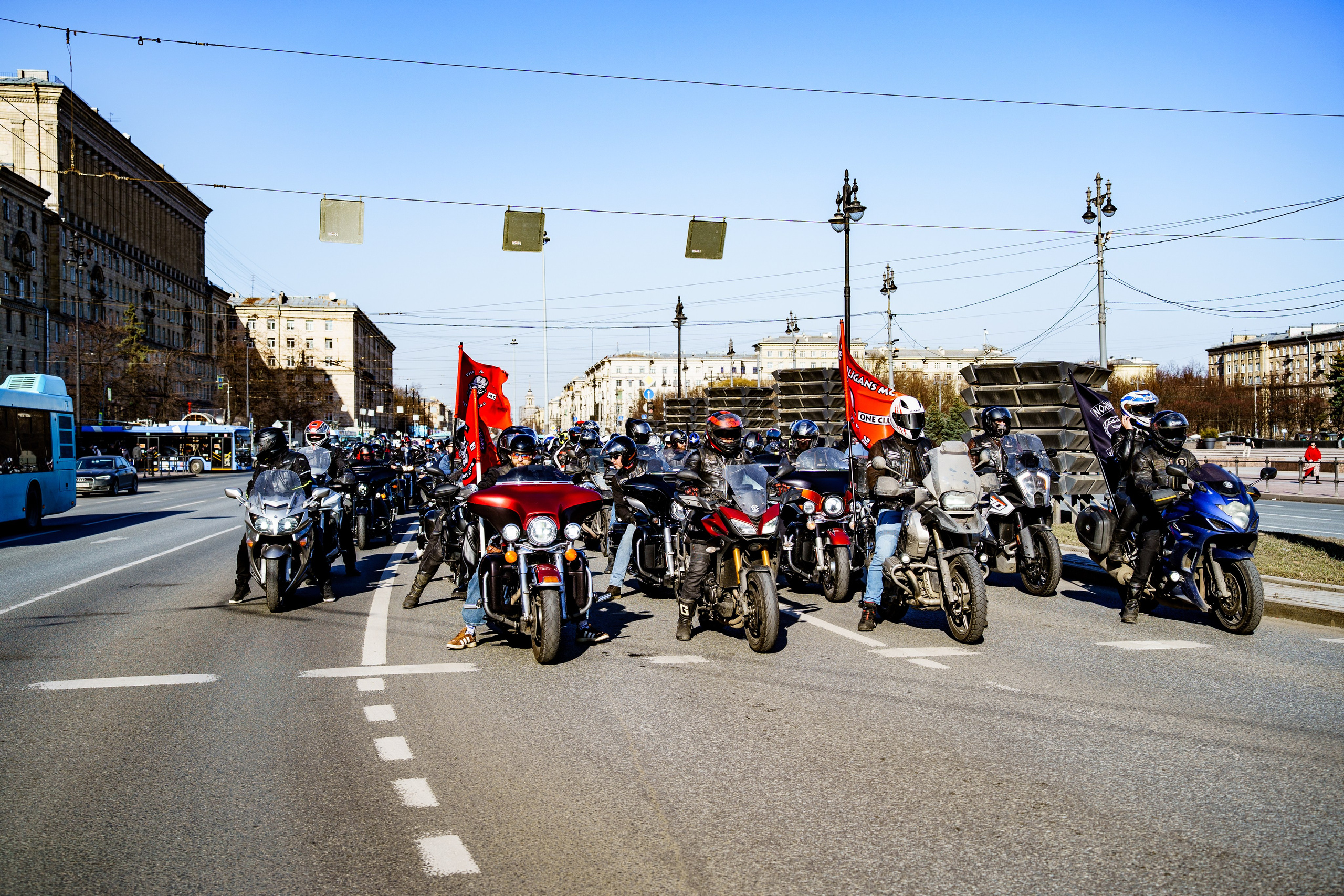 Прохват мотоклуба Norman Riders ч.1. Концертный и репортажный фотограф в Санкт-Петербурге Слава Пахомов