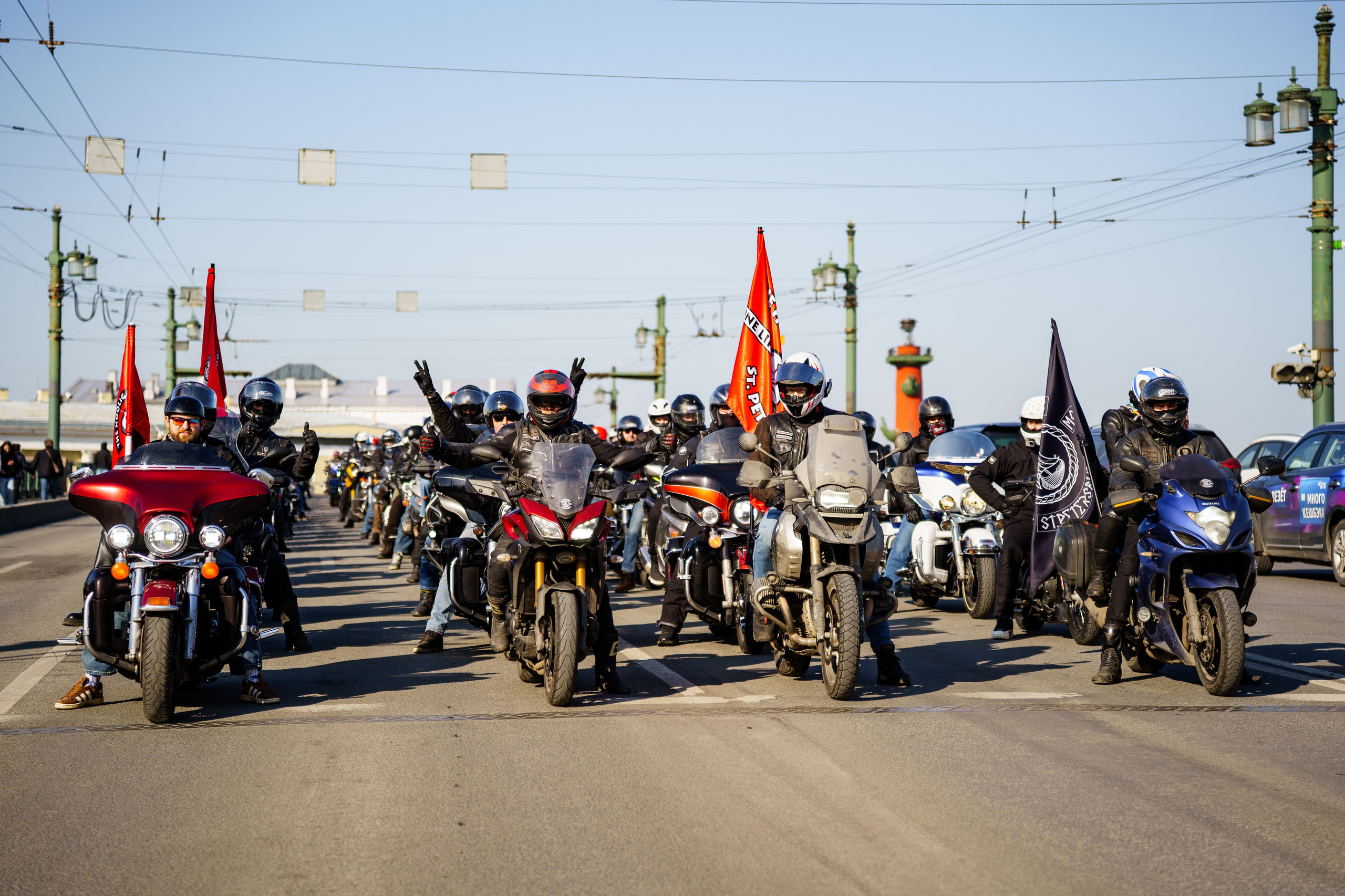 Прохват мотоклуба Norman Riders ч.1. Концертный и репортажный фотограф в Санкт-Петербурге Слава Пахомов