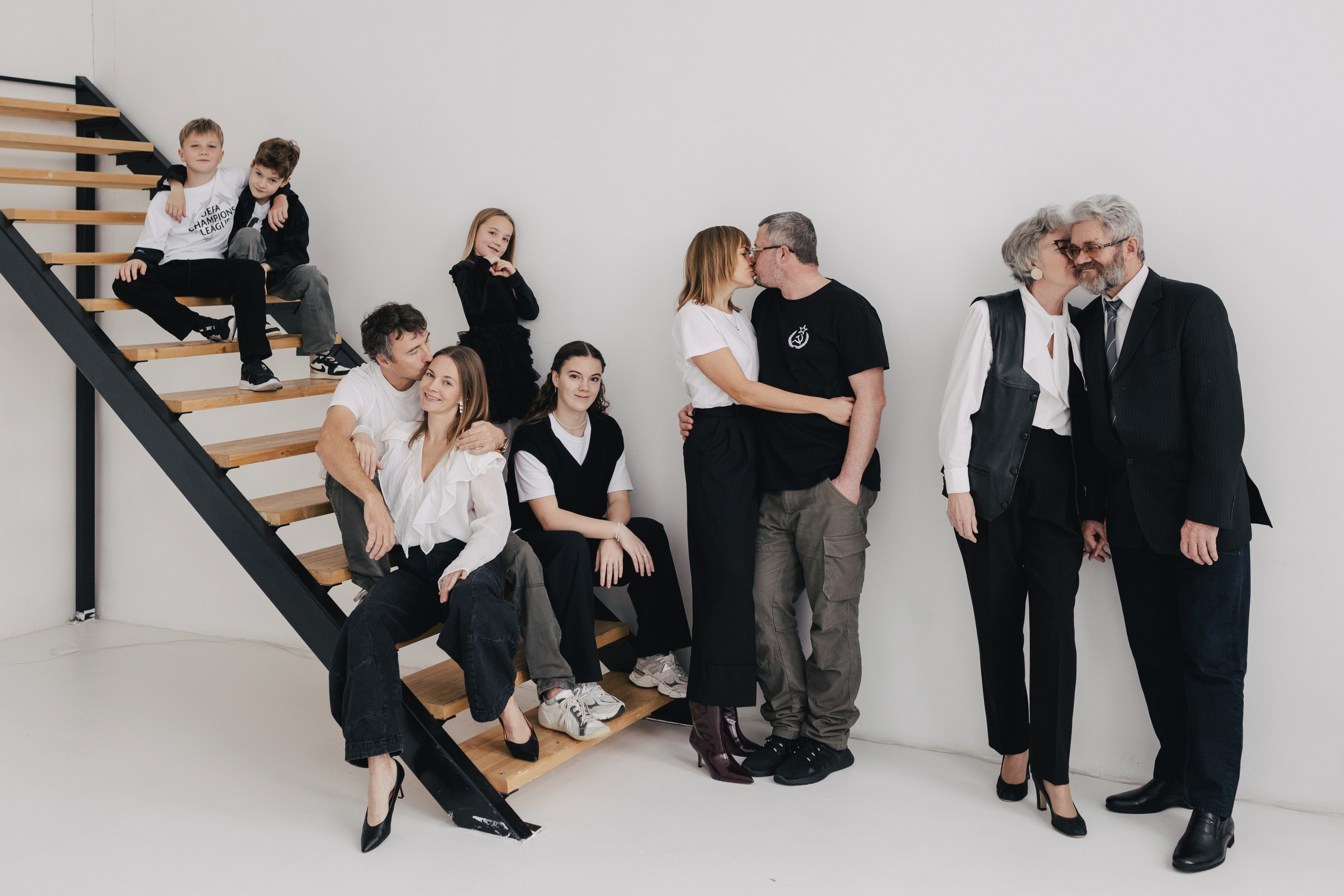 Фотосессия для большой семьи. Портфолио