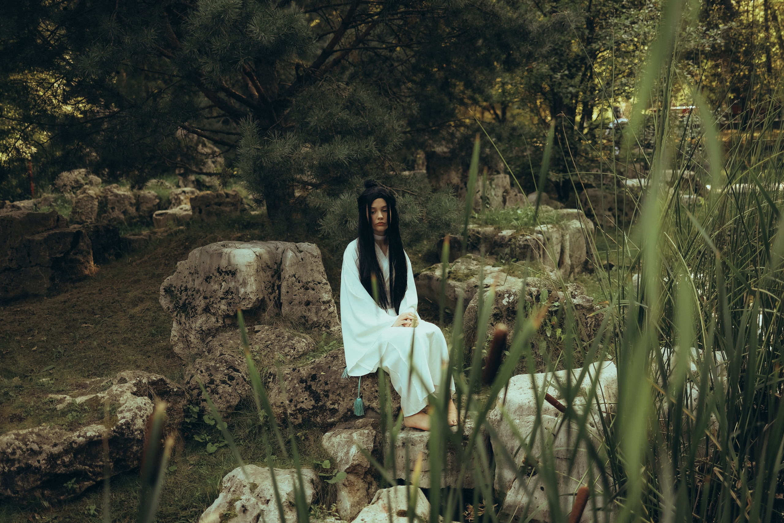 Костюмированная фотосессия в Китайском саду в Москве