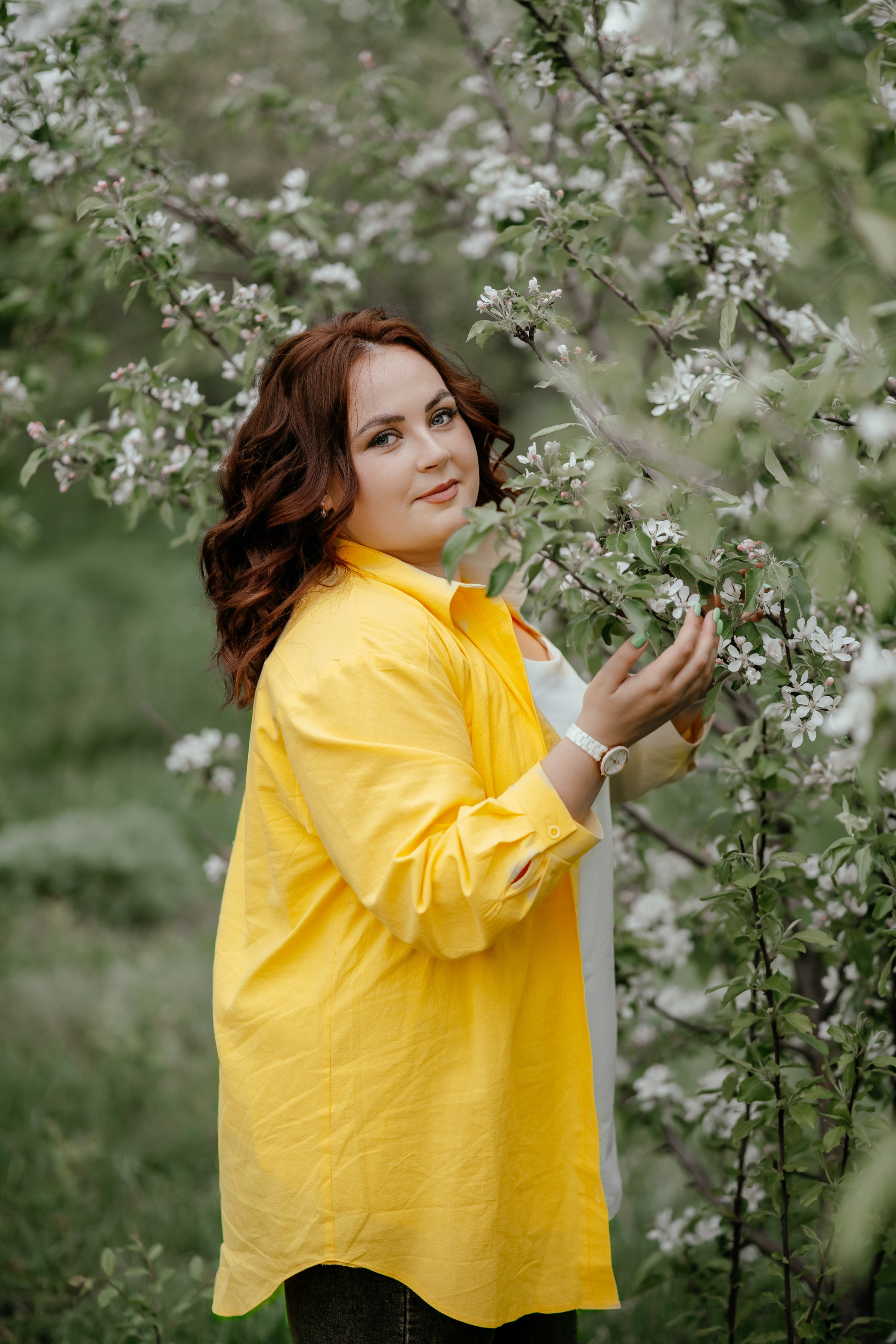 Весенняя, цветущий яблоневый сад. Ольга Плаксина фотограф в Саратове
