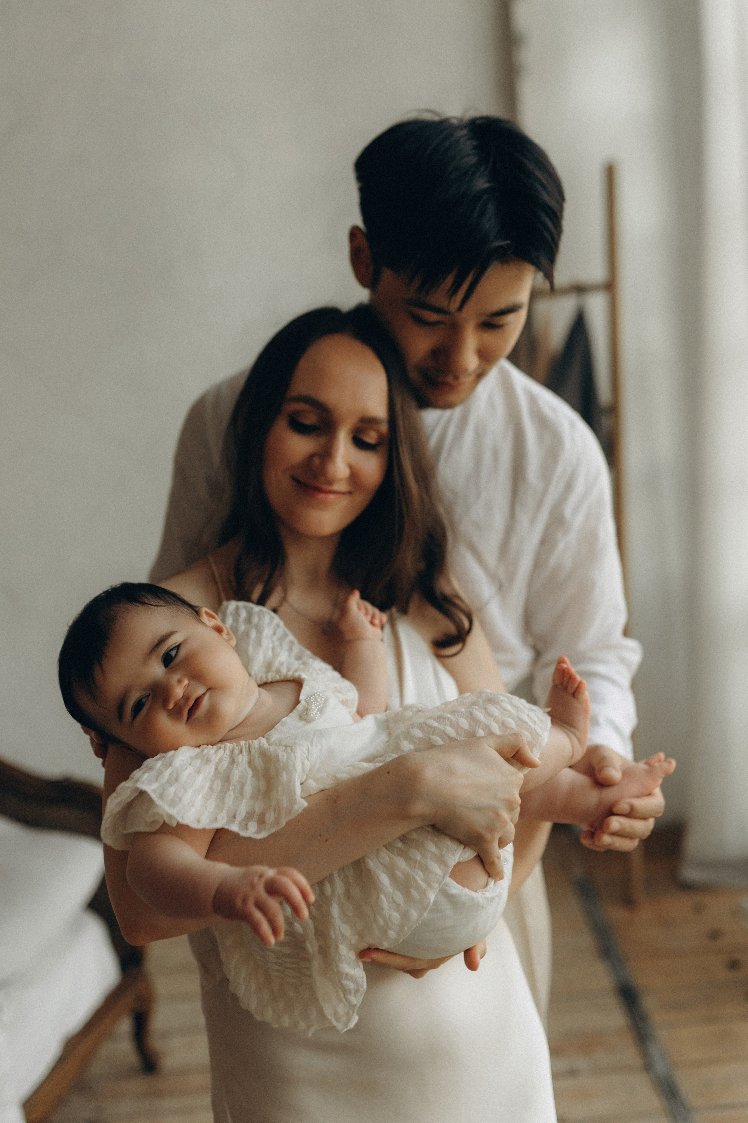 Малышка Нина и родители. Семейный lifestyle фотограф в Москве Рената Рафикова