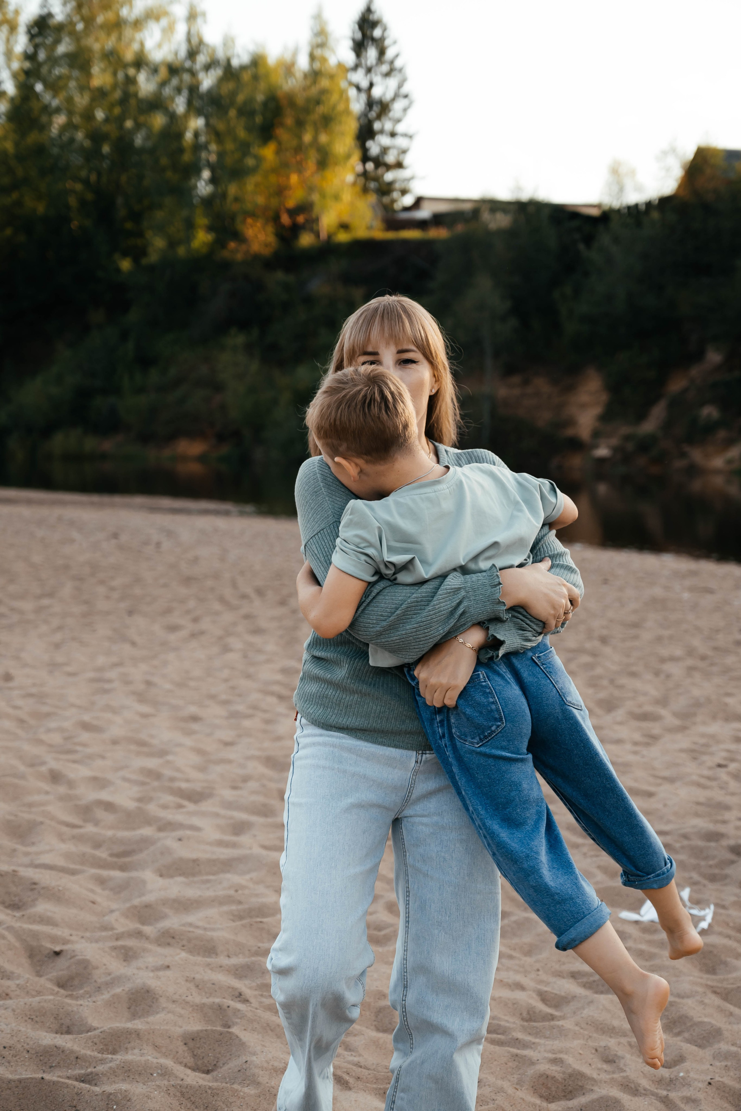Съёмка на пляже в Верховажье. Свадебный и семейный фотограф г. Ярославль Савинская Анастасия