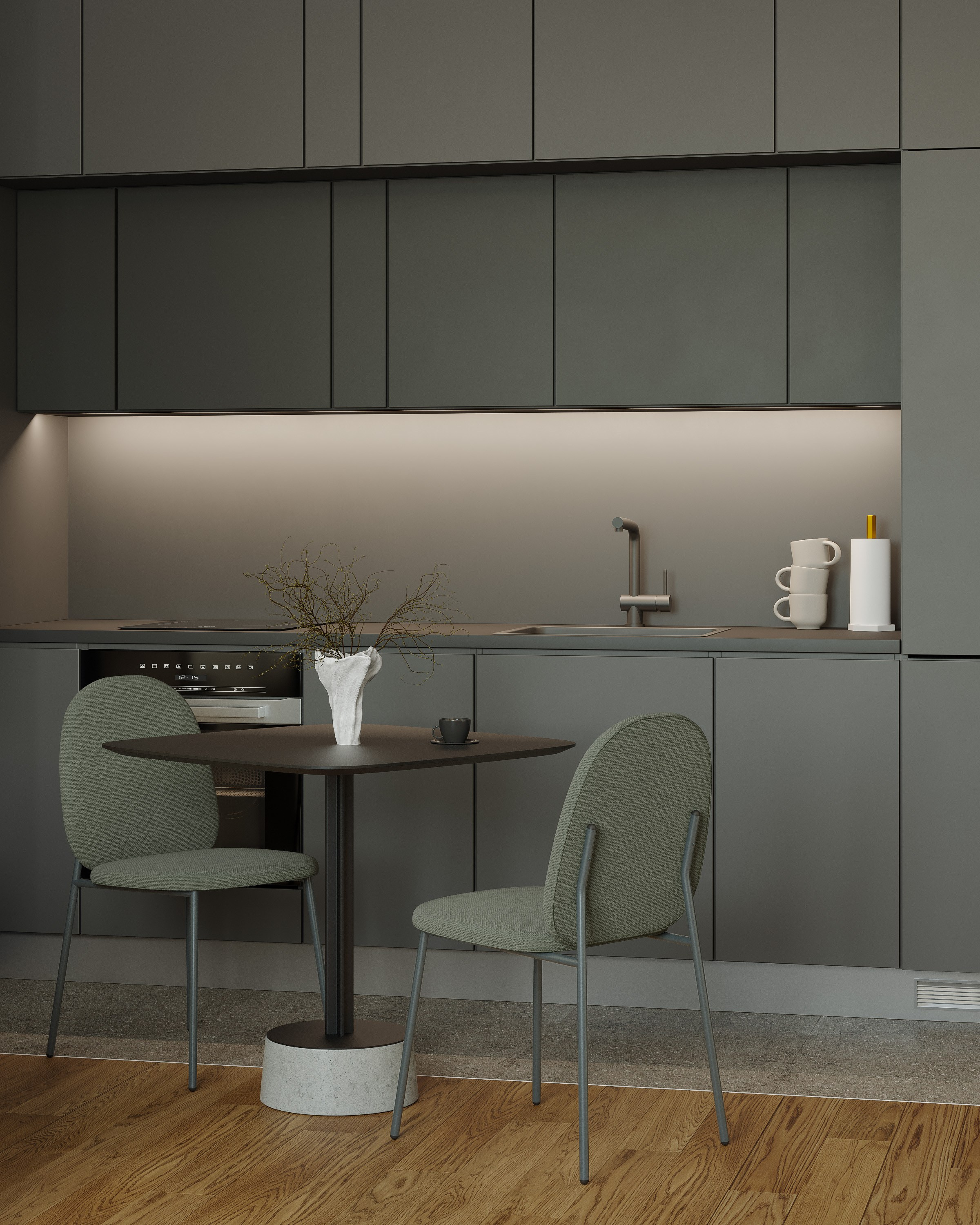 Квартира для LSD Bureau. 3D визуализация интерьера и архитектурной среды