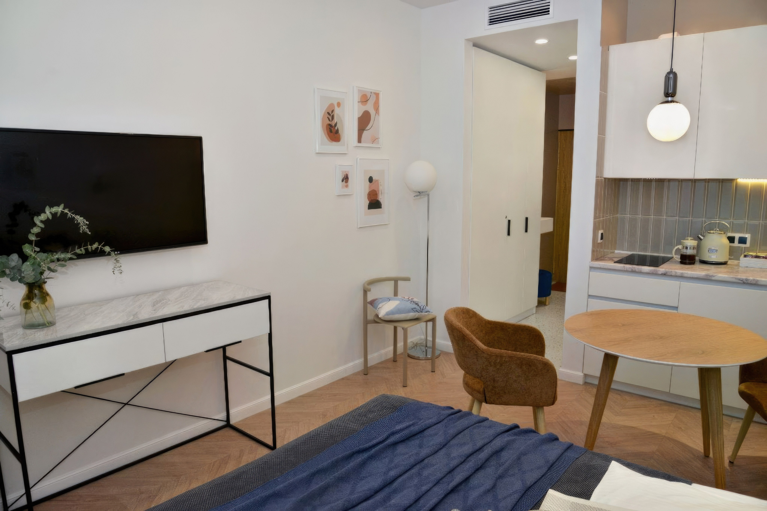 Апартаменты в Нижнем Новгороде, 2022. 3D визуализация интерьера и архитектурной среды