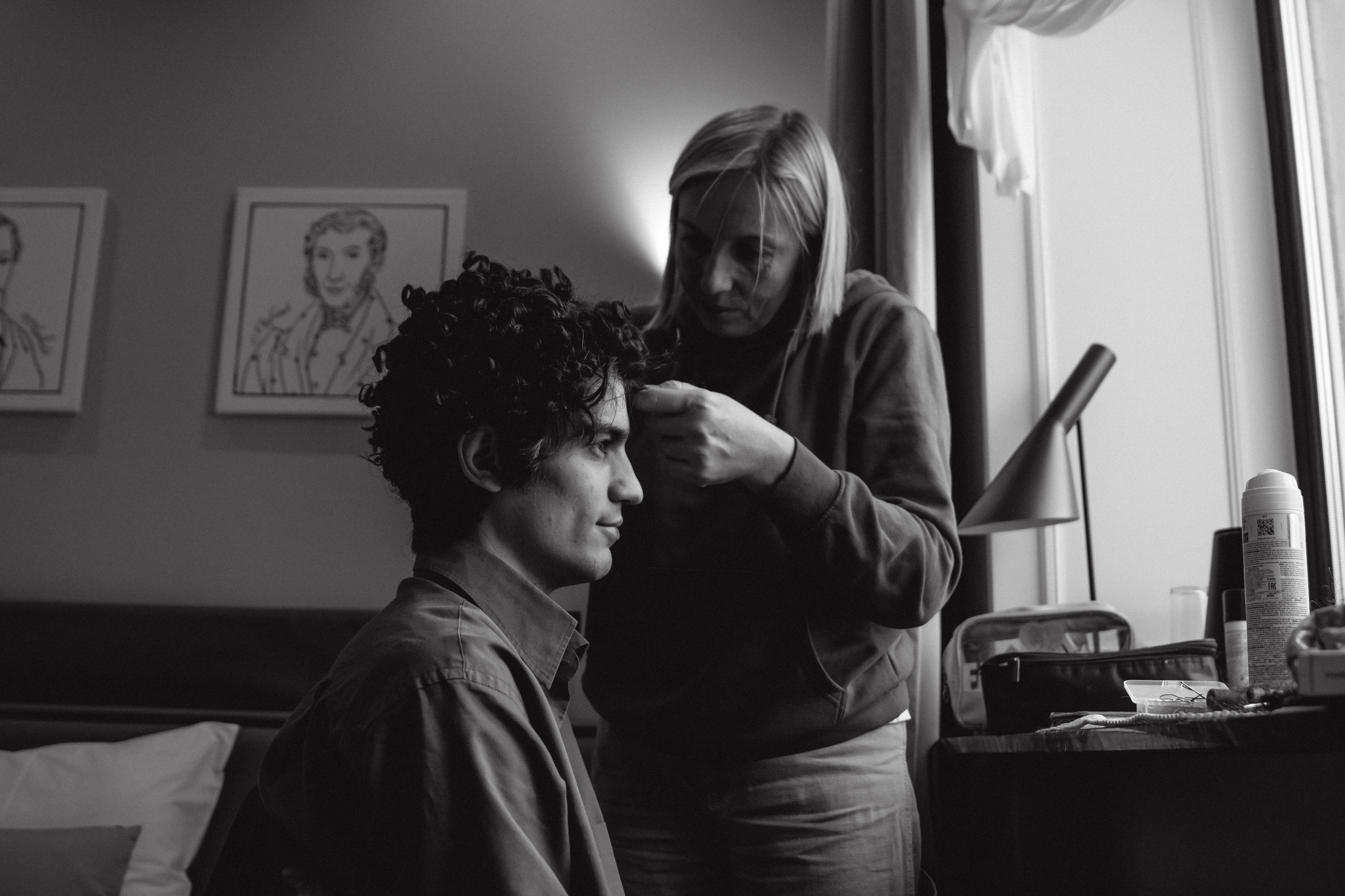 Пушкин в отеле «Оболенский». Съёмка ролика для конкурса. Портретный фотограф в Санкт-Петербурге Дмитриева Наталия