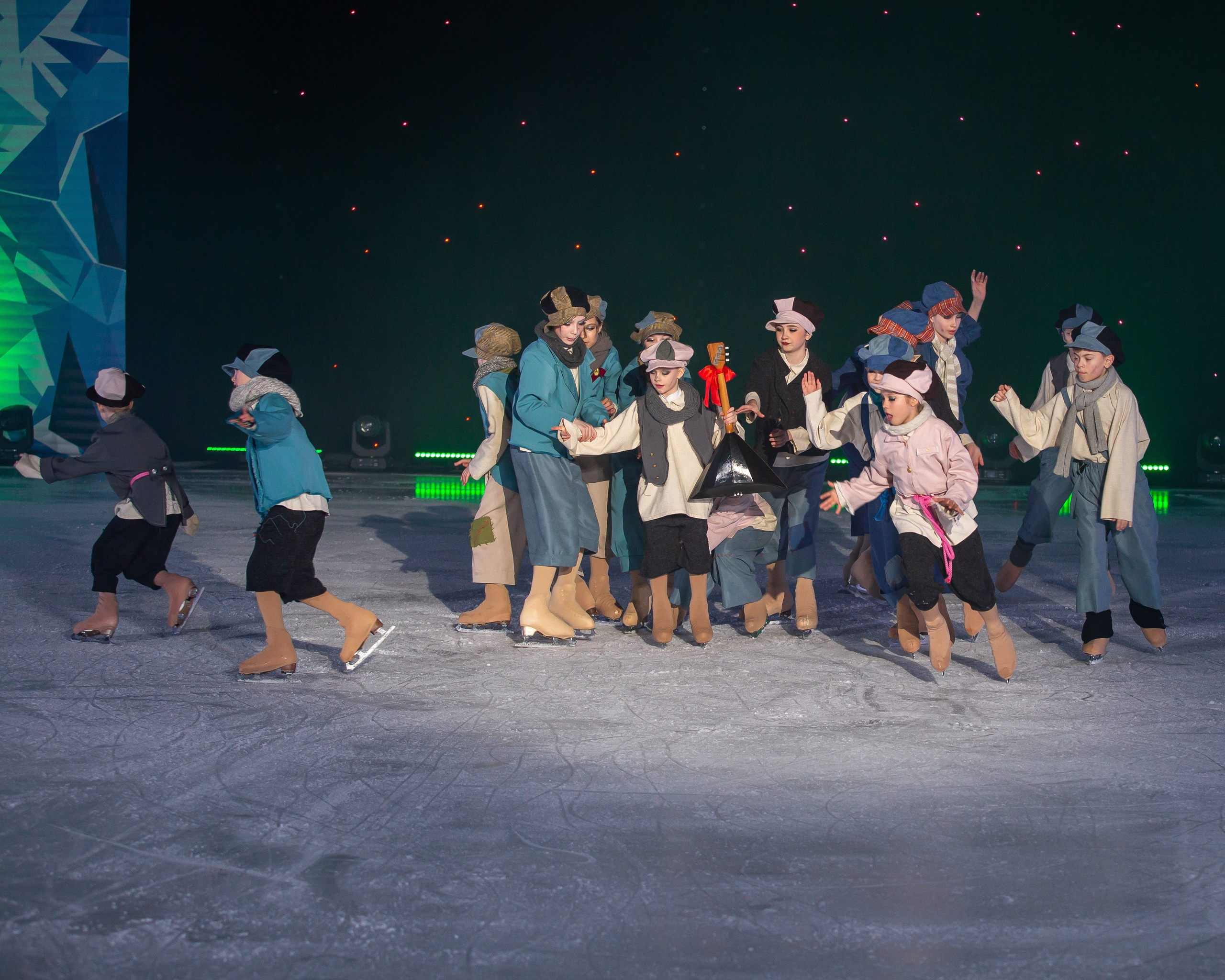 Отчетный концерт. Детский театр на льду «АЛЕКО» 47 сезон. Май 2024 г. Репортажный фотограф в Москве