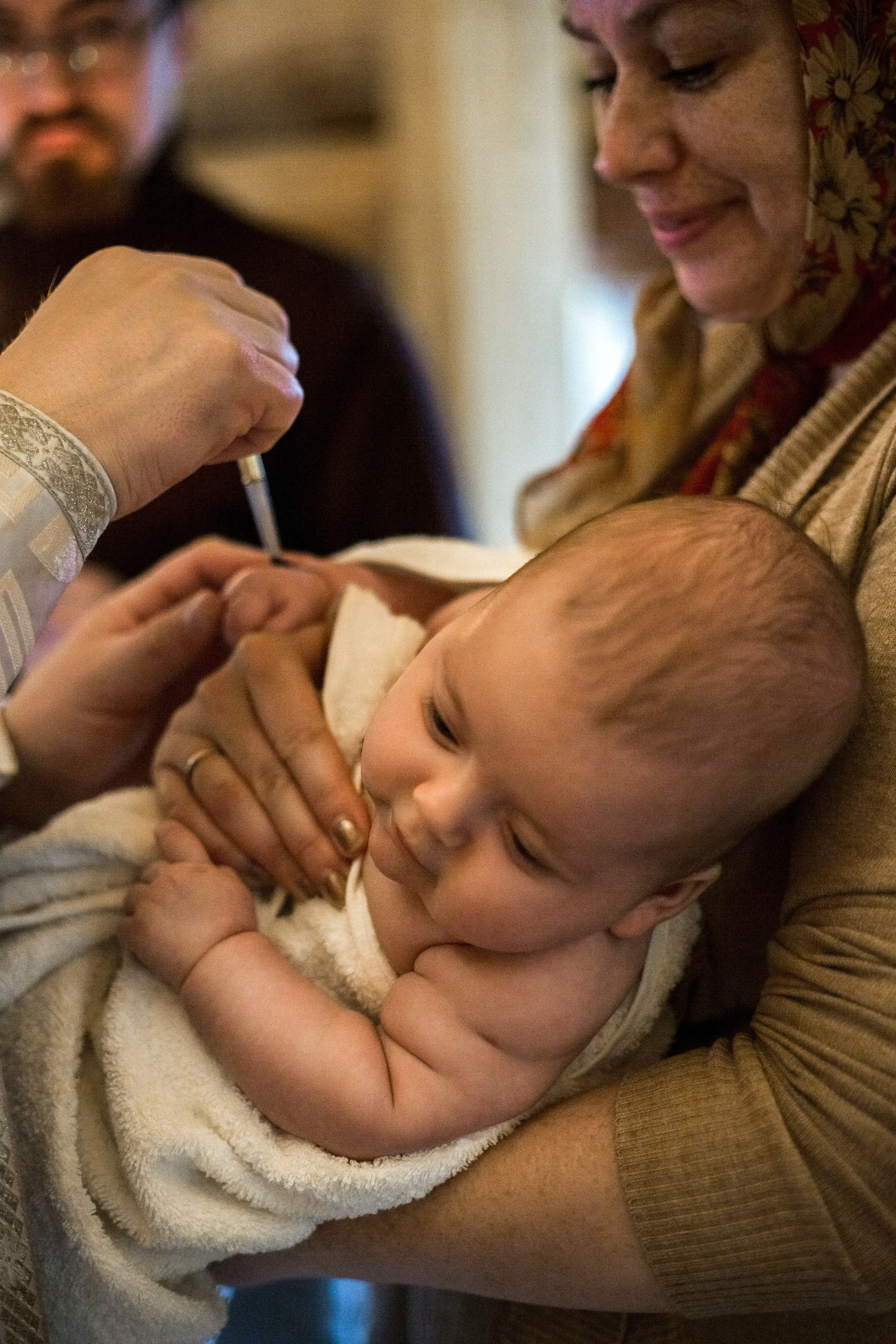 Таинство Крещения Ксении. Портретный, семейный, свадебный фотограф в Брянске Маргарита Василькова