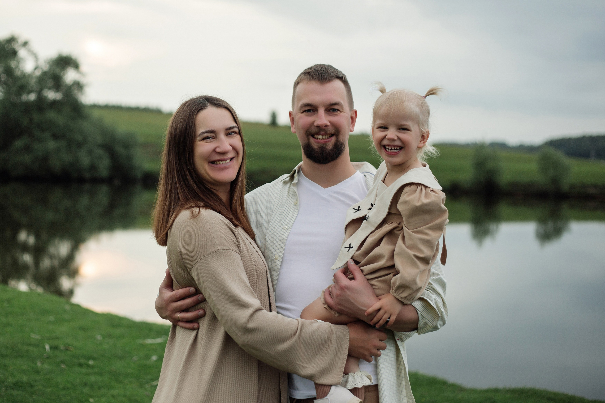 Дмитрий, Ольга и Верочка. Портретный, семейный, свадебный фотограф в Брянске Маргарита Василькова