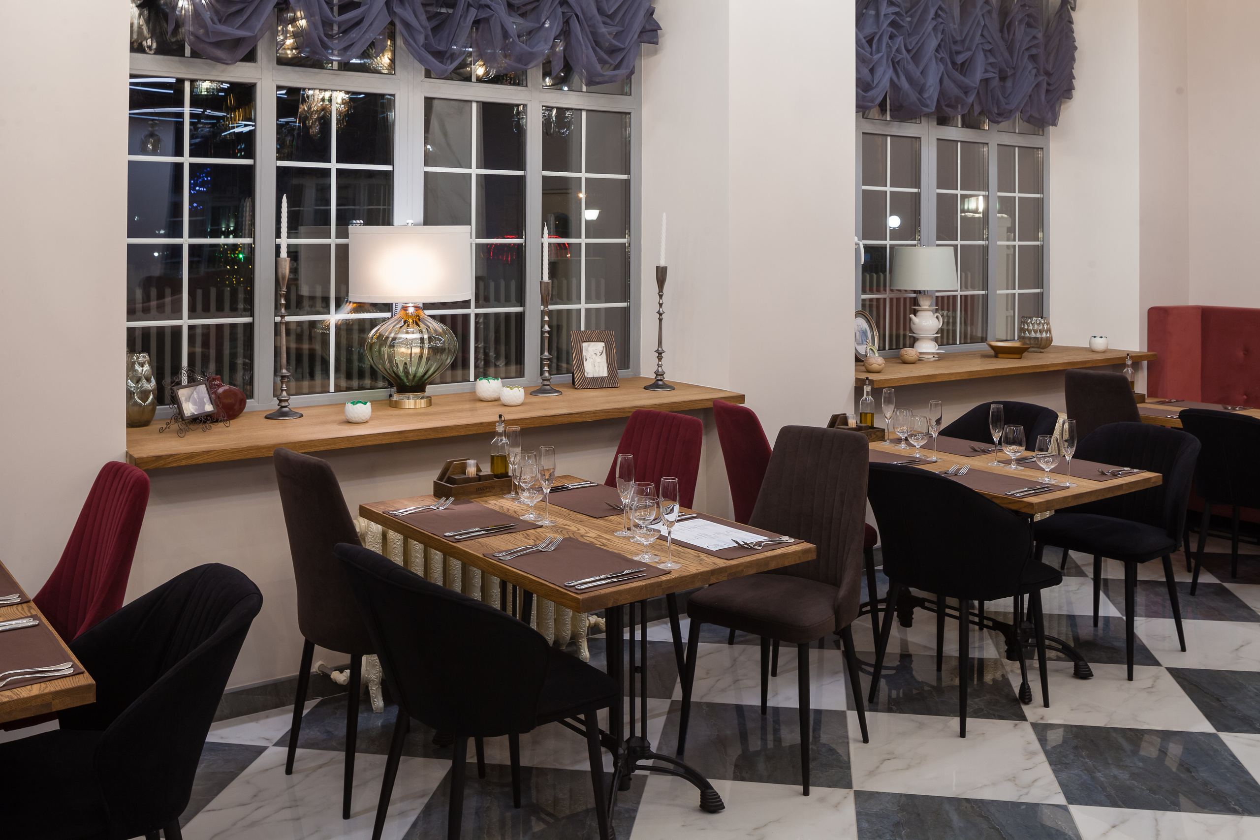 Restaurant Assembly. Interior designer Nataliia Iksanova