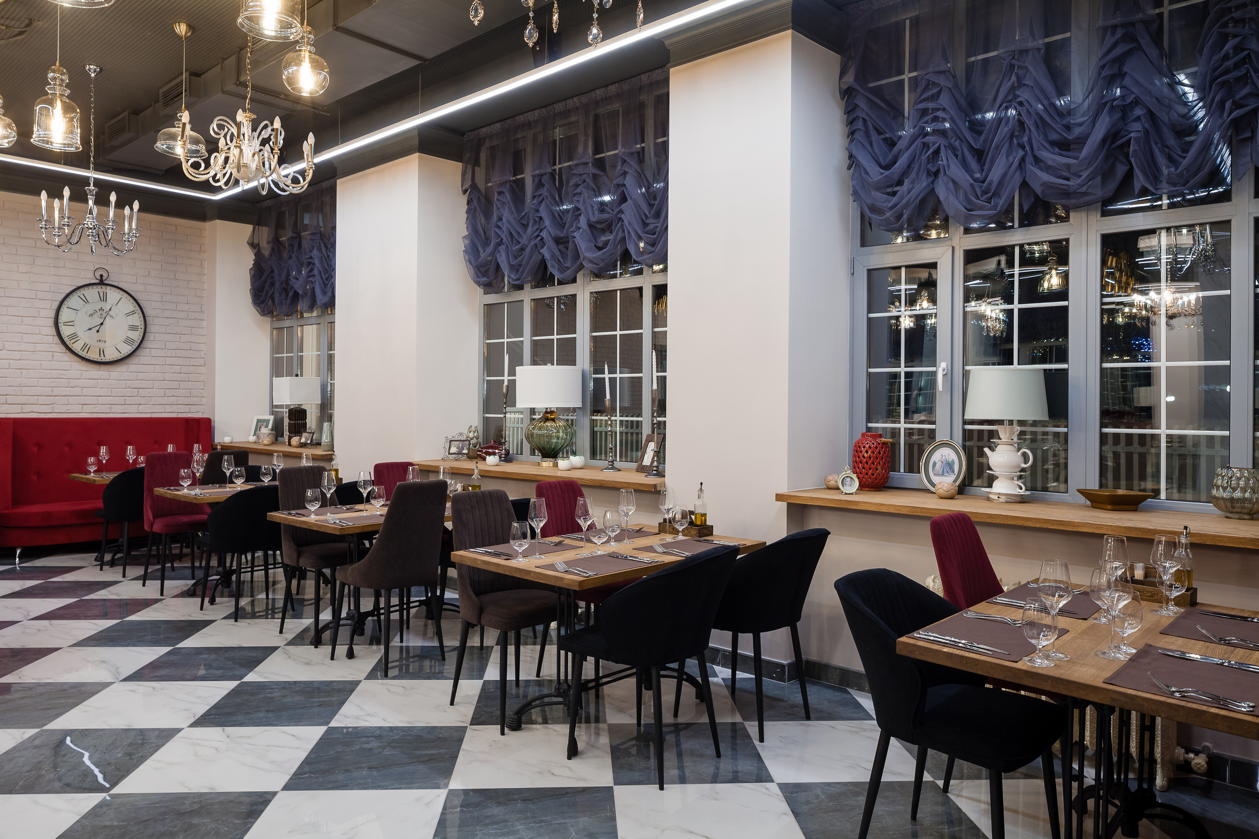 Restaurant Assembly. Interior designer Nataliia Iksanova