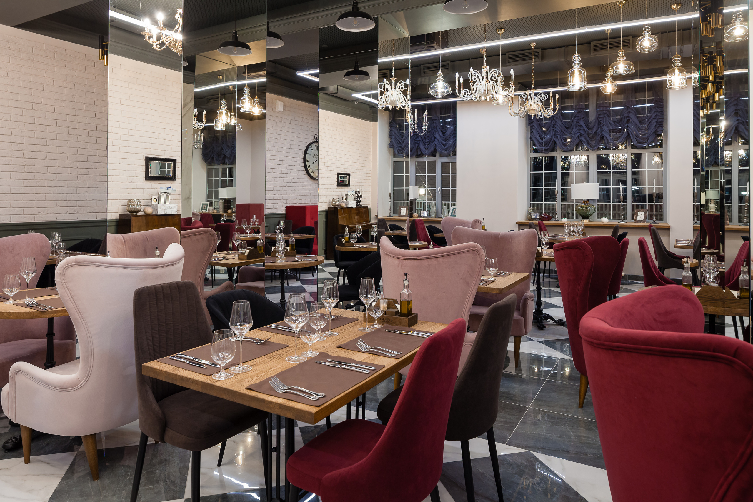 Restaurant Assembly. Interior designer Nataliia Iksanova